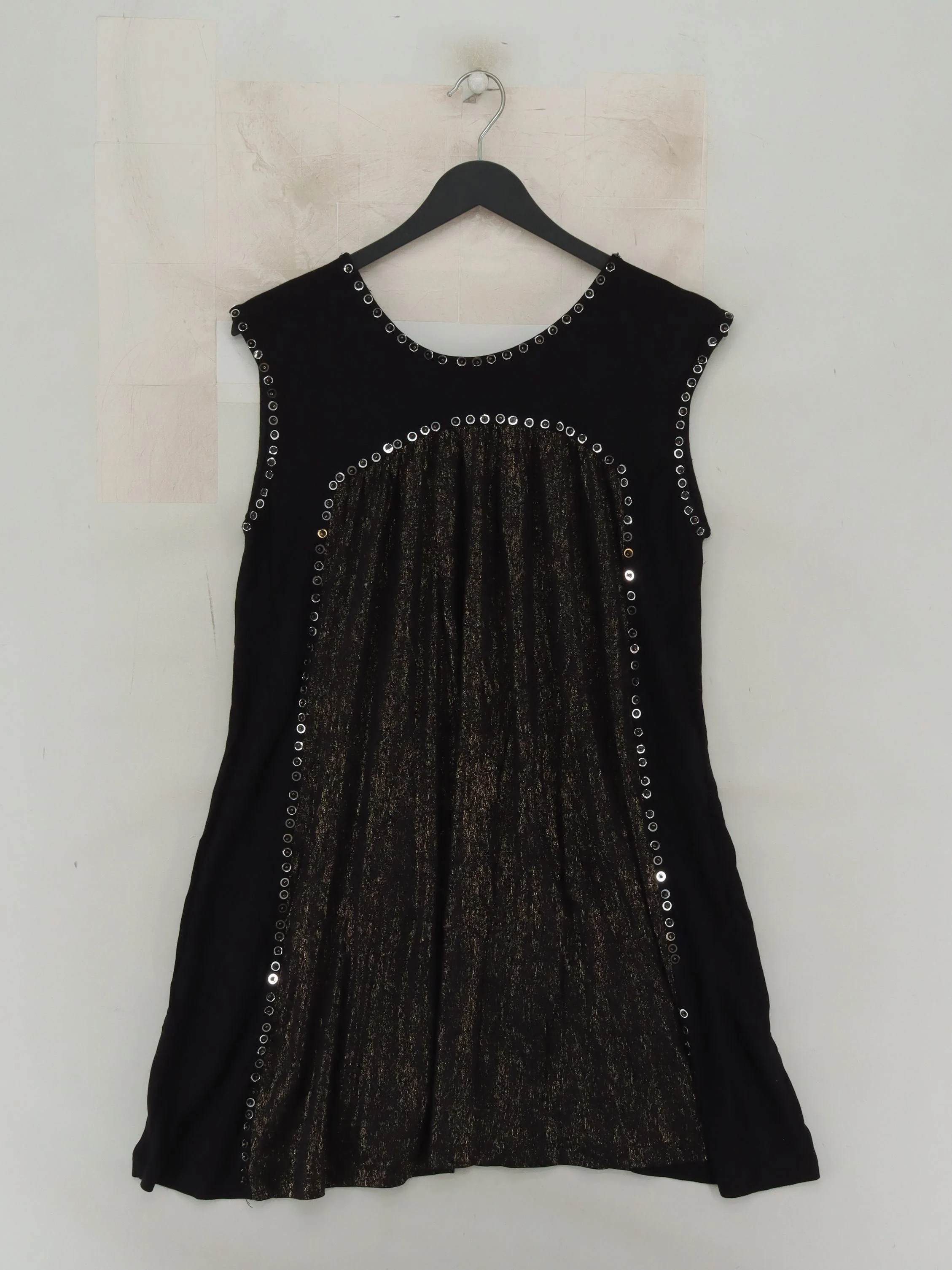 French Connection Women's Top UK 8 Black 100% Viscose Basic - Image 2