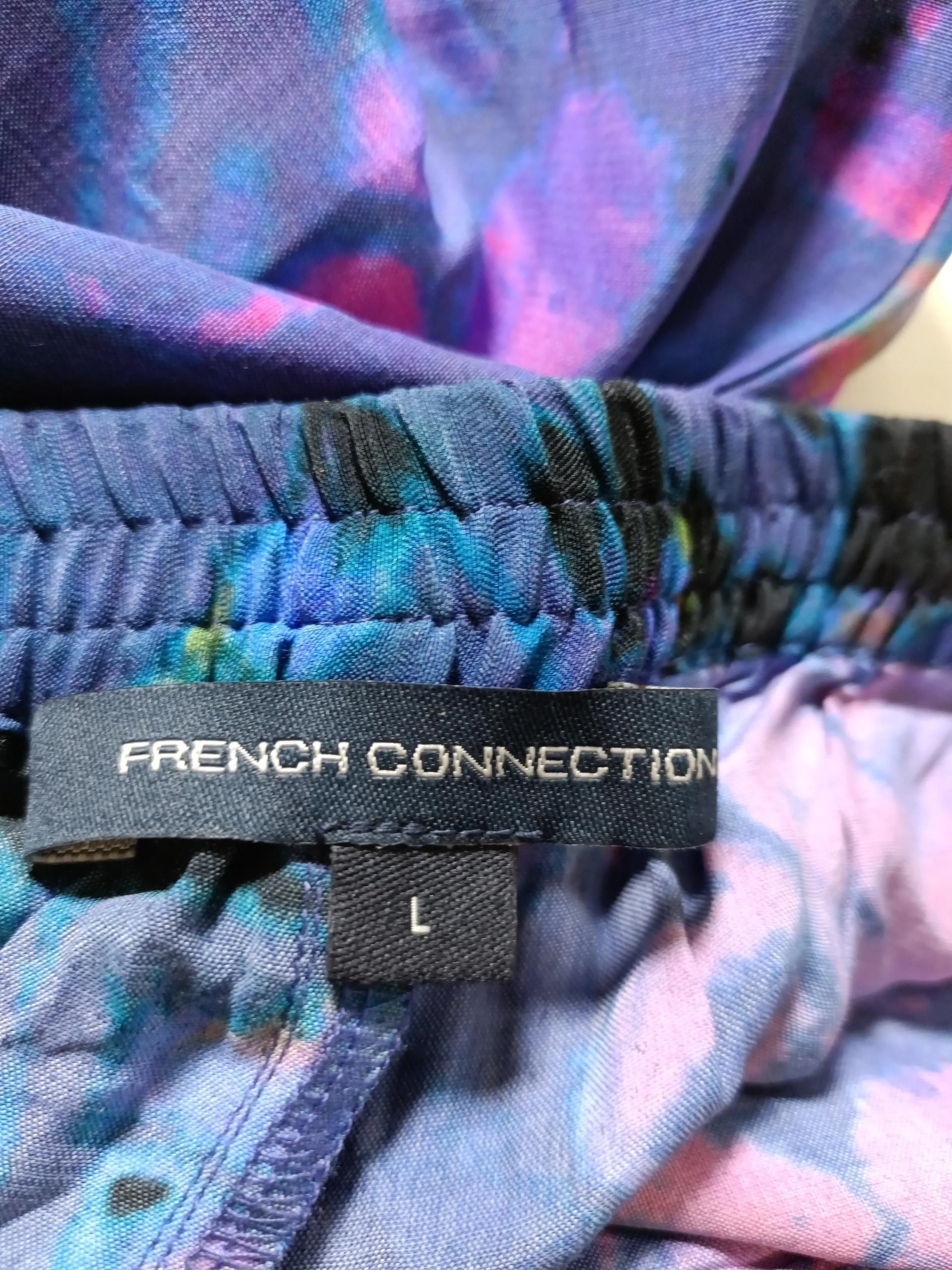 French Connection Women's Trousers L Multi 100% Viscose Wide-Leg Sweatpants - Image 5