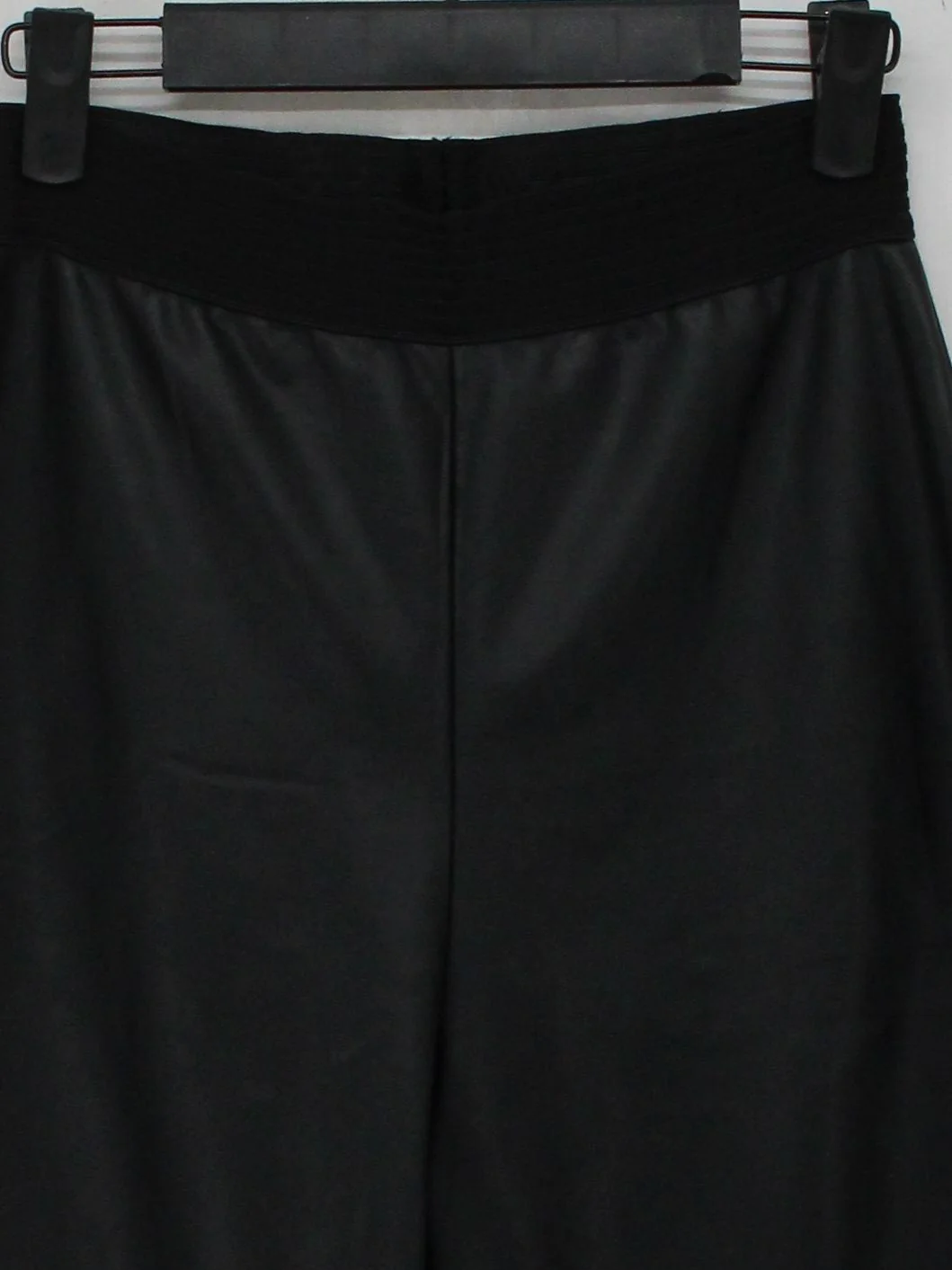 French Connection Women's Trousers S Black Polyester with Elastane Tapered Capri - Image 3