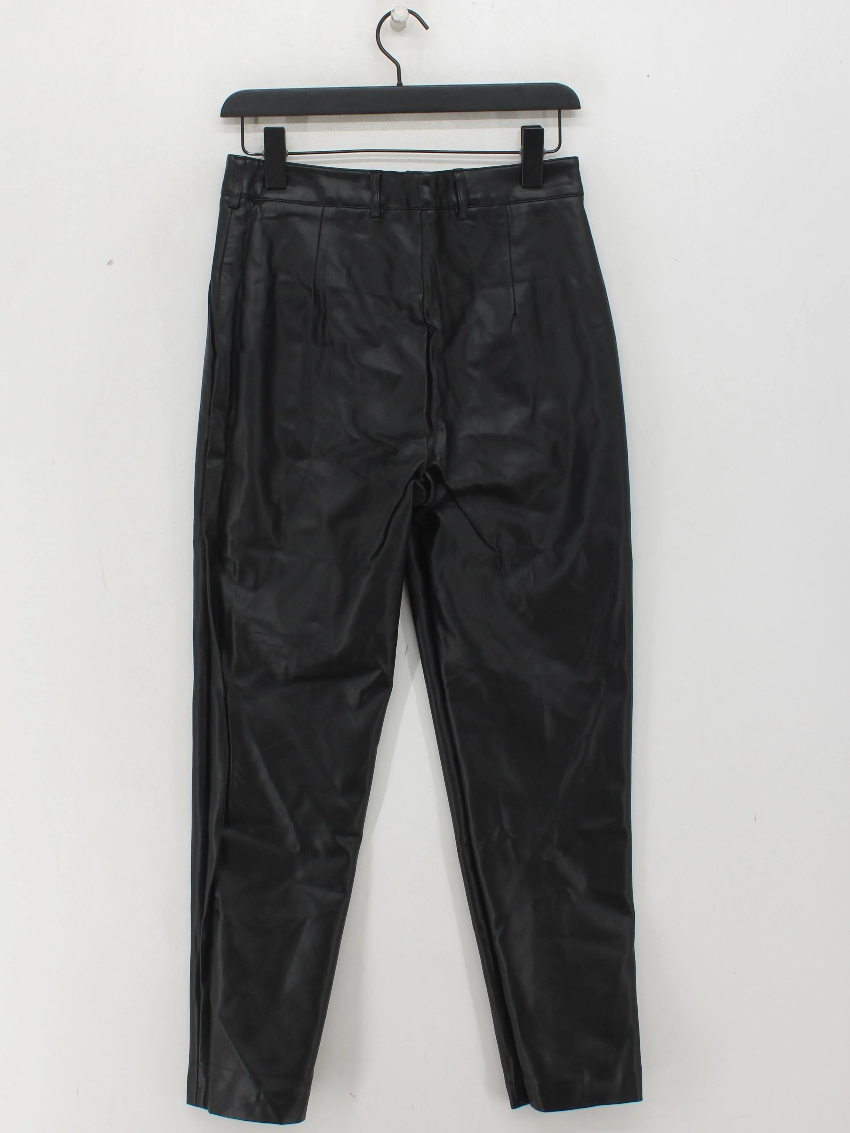 French Connection Women's Trousers S Black Viscose with Polyester Tapered Chino - Image 2