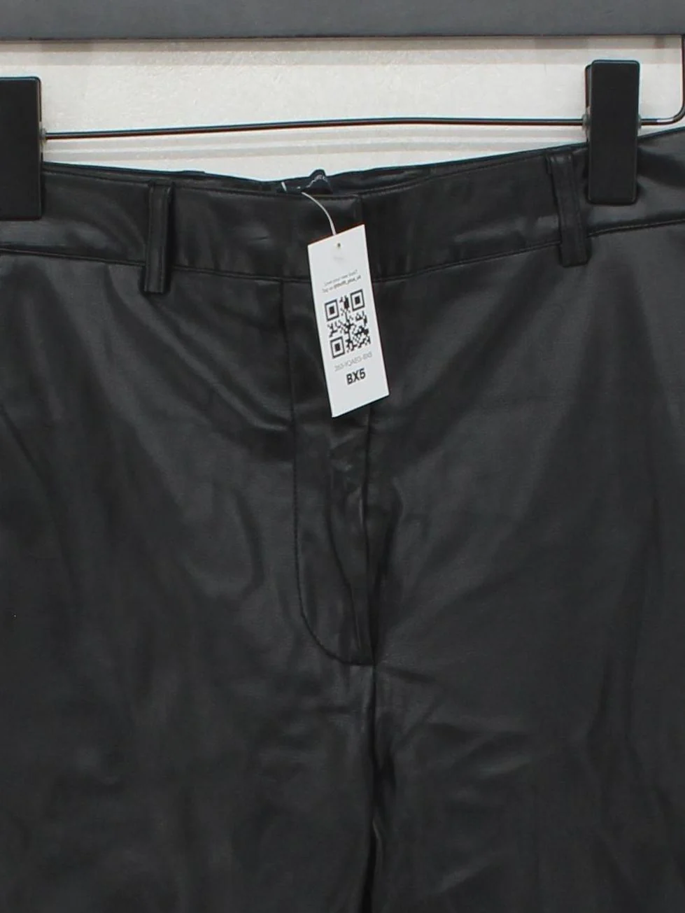 French Connection Women's Trousers S Black Viscose with Polyester Tapered Chino - Image 3