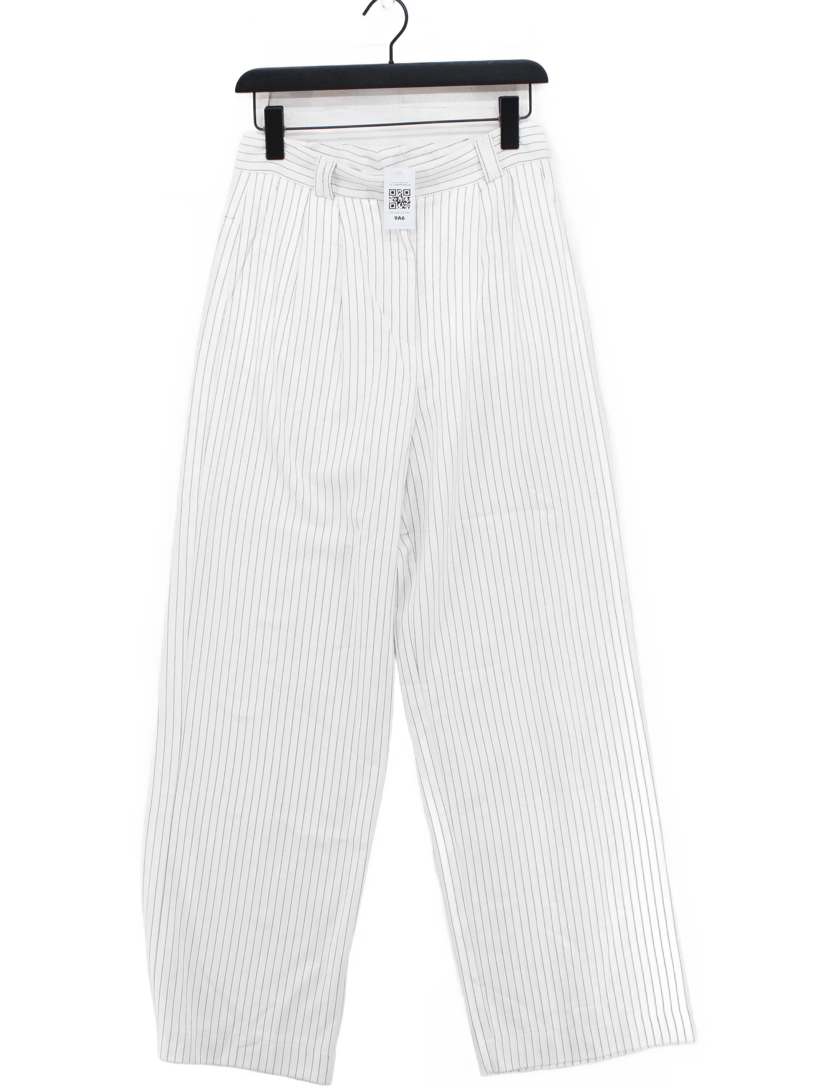 French Connection Women's Trousers UK 10 White Polyester