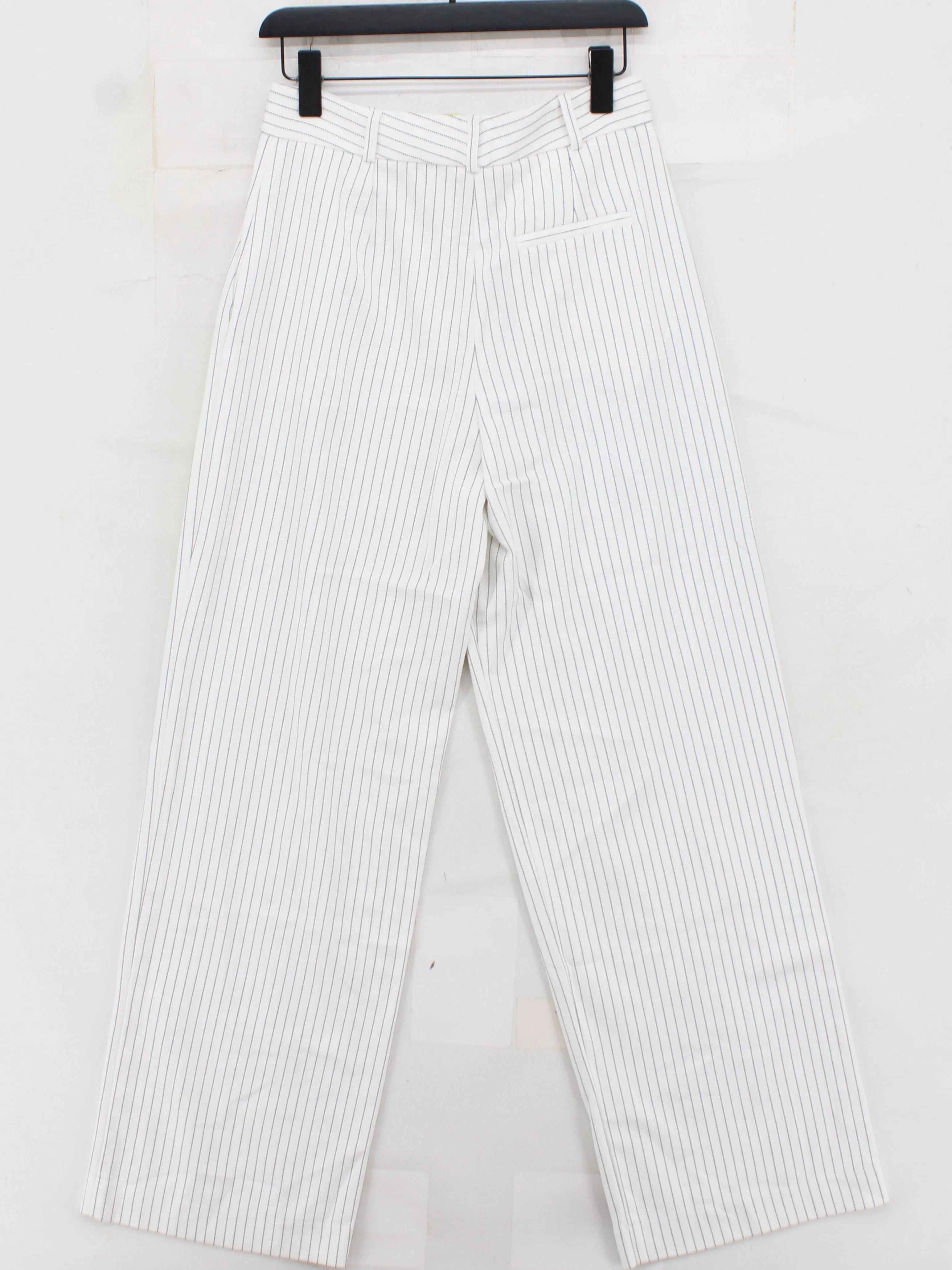 French Connection Women's Trousers UK 10 White Polyester - Image 2