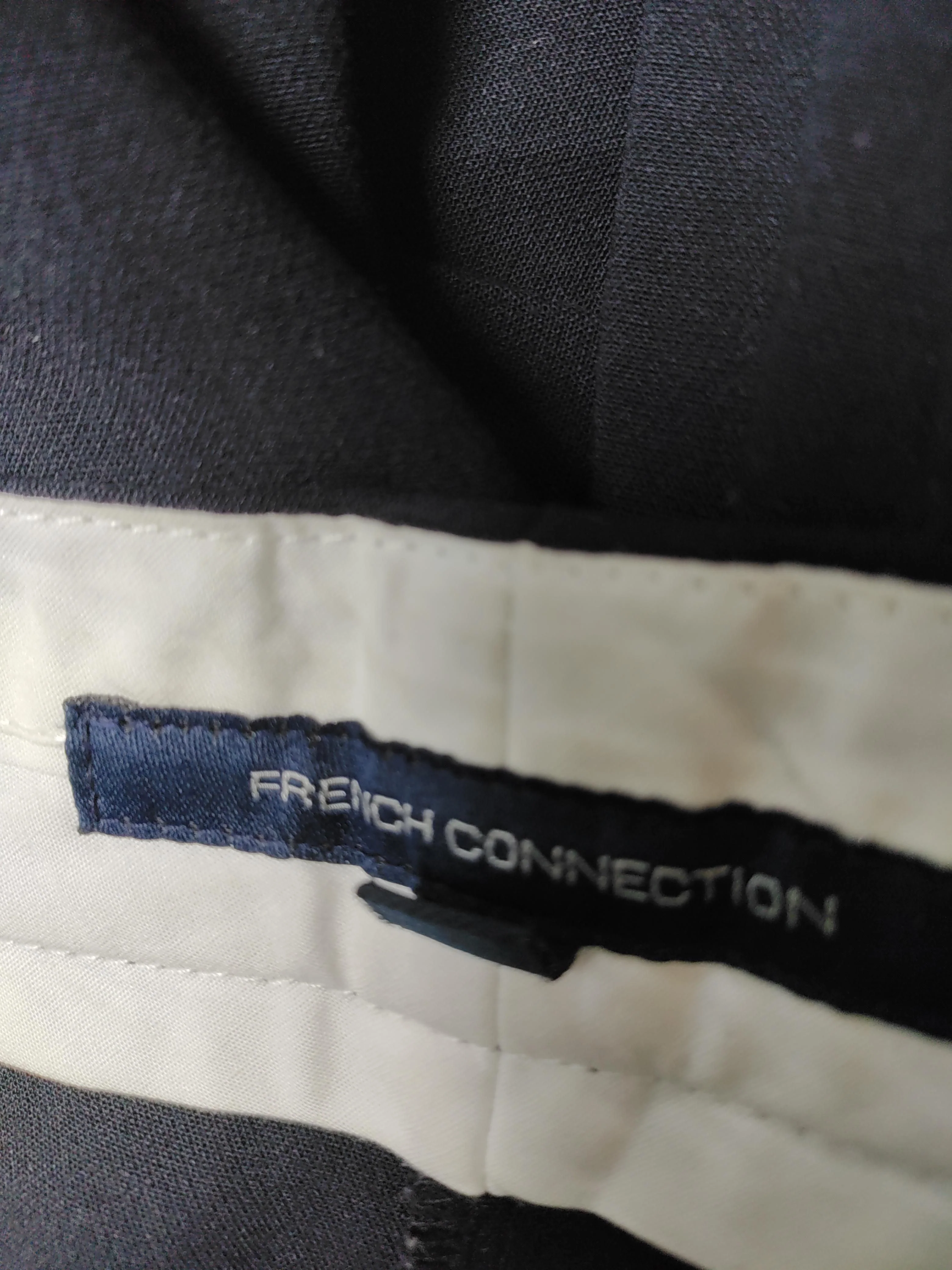 French Connection Women's Trousers UK 12 Black Polyester - Image 5