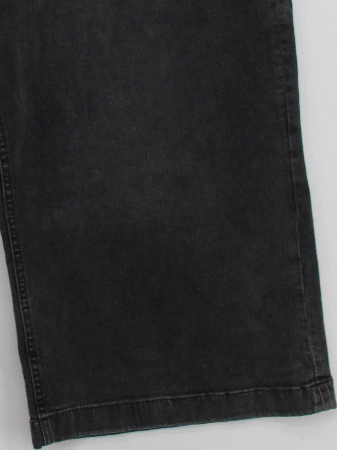 French Connection Women's Trousers UK 16 Grey Cotton with Elastane Cropped - Image 4