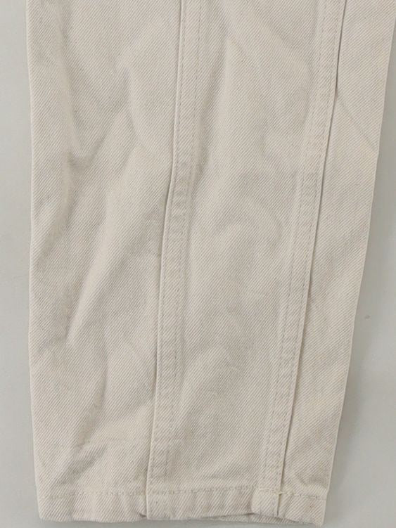 French Connection Women's Trousers UK 6 Cream Cotton with Polyester Chino - Image 4