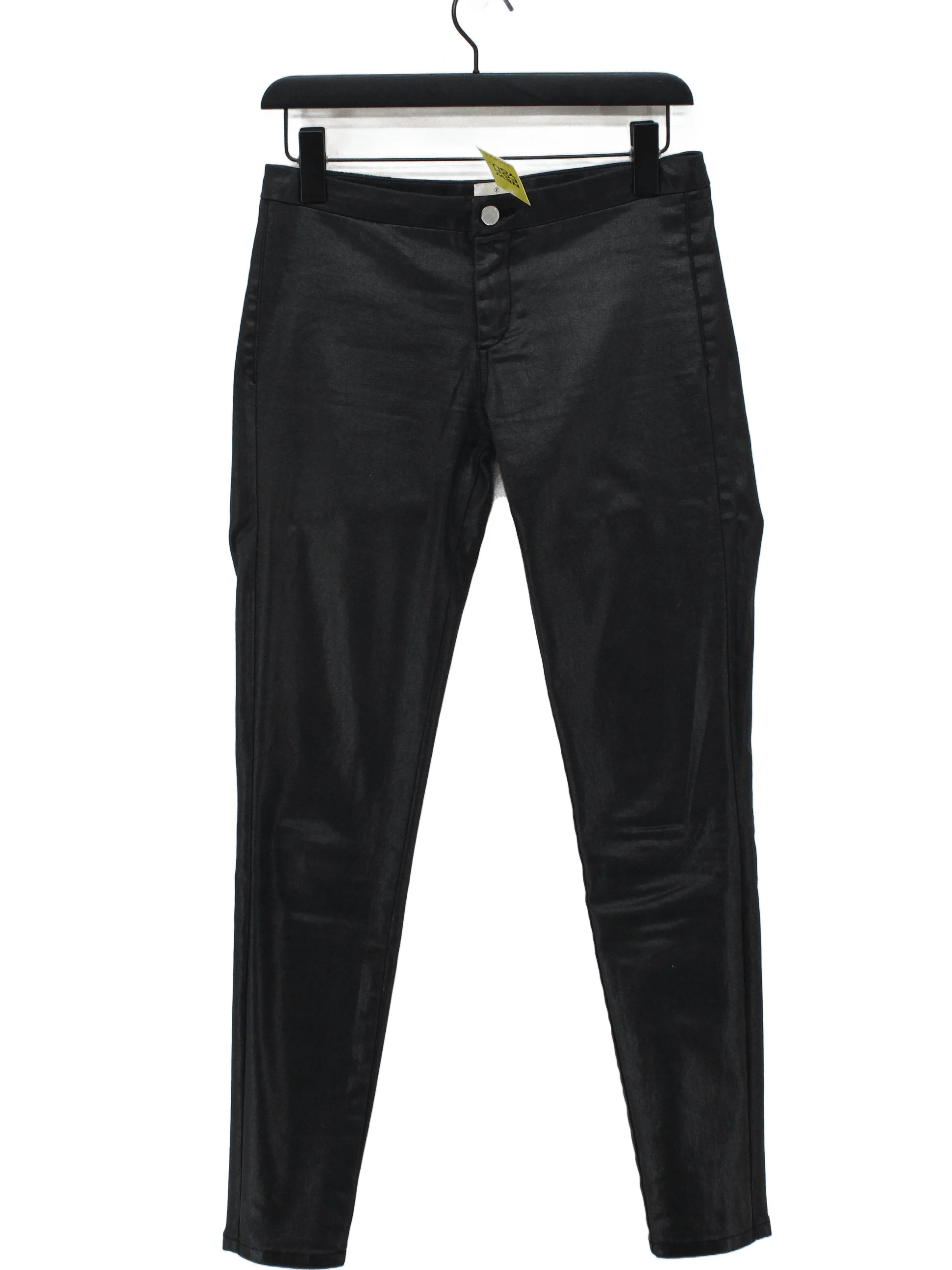 French Connection Women's Trousers UK 8 Black Cotton