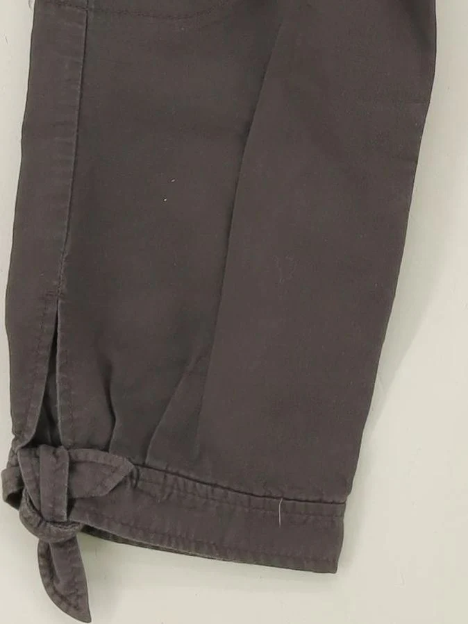 French Connection Women's Trousers UK 8 Tan 100% Cotton Straight Cargo - Image 4