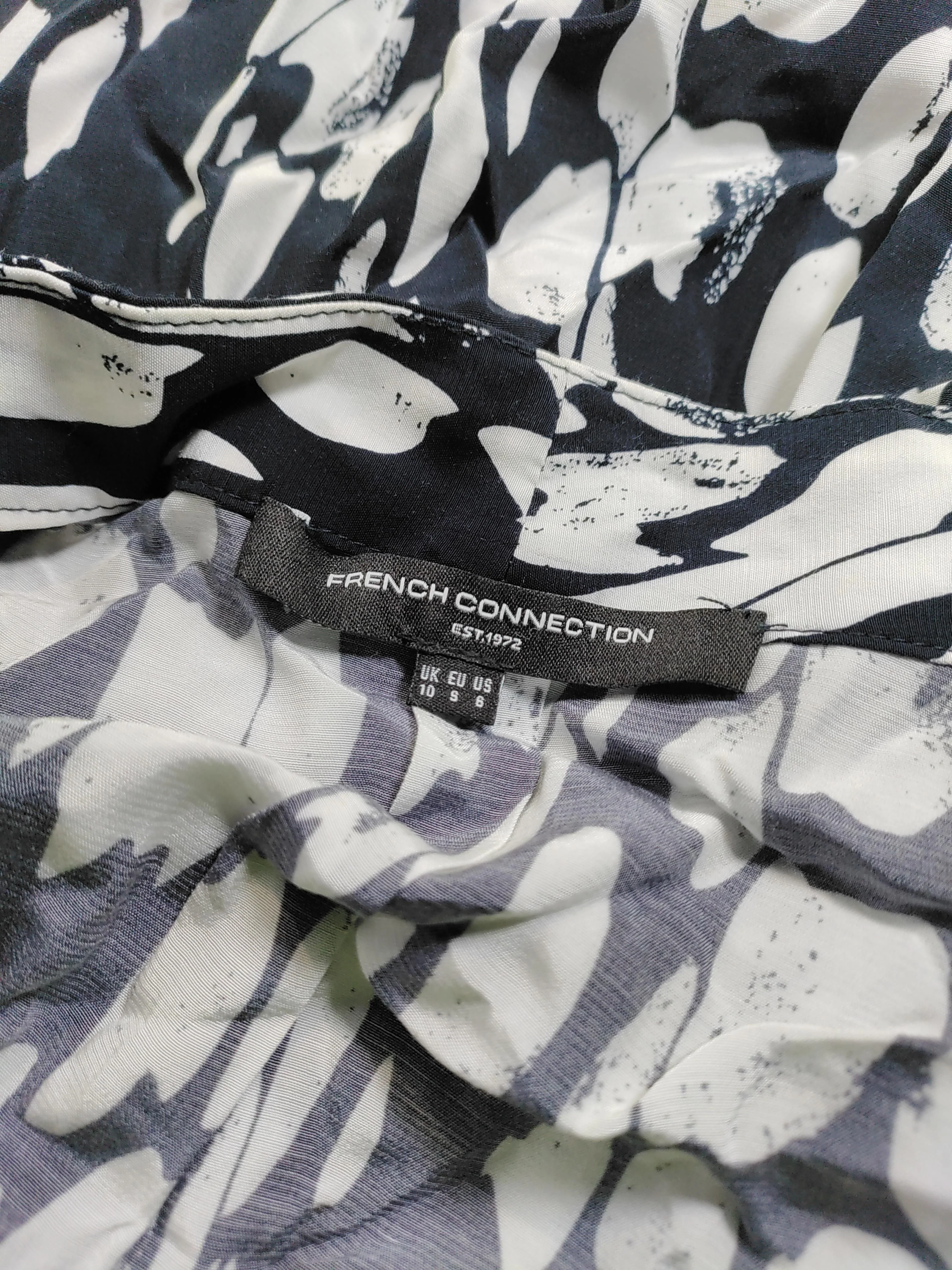 French Connection Wrap Maxi Dress UK10 in Black - Image 5