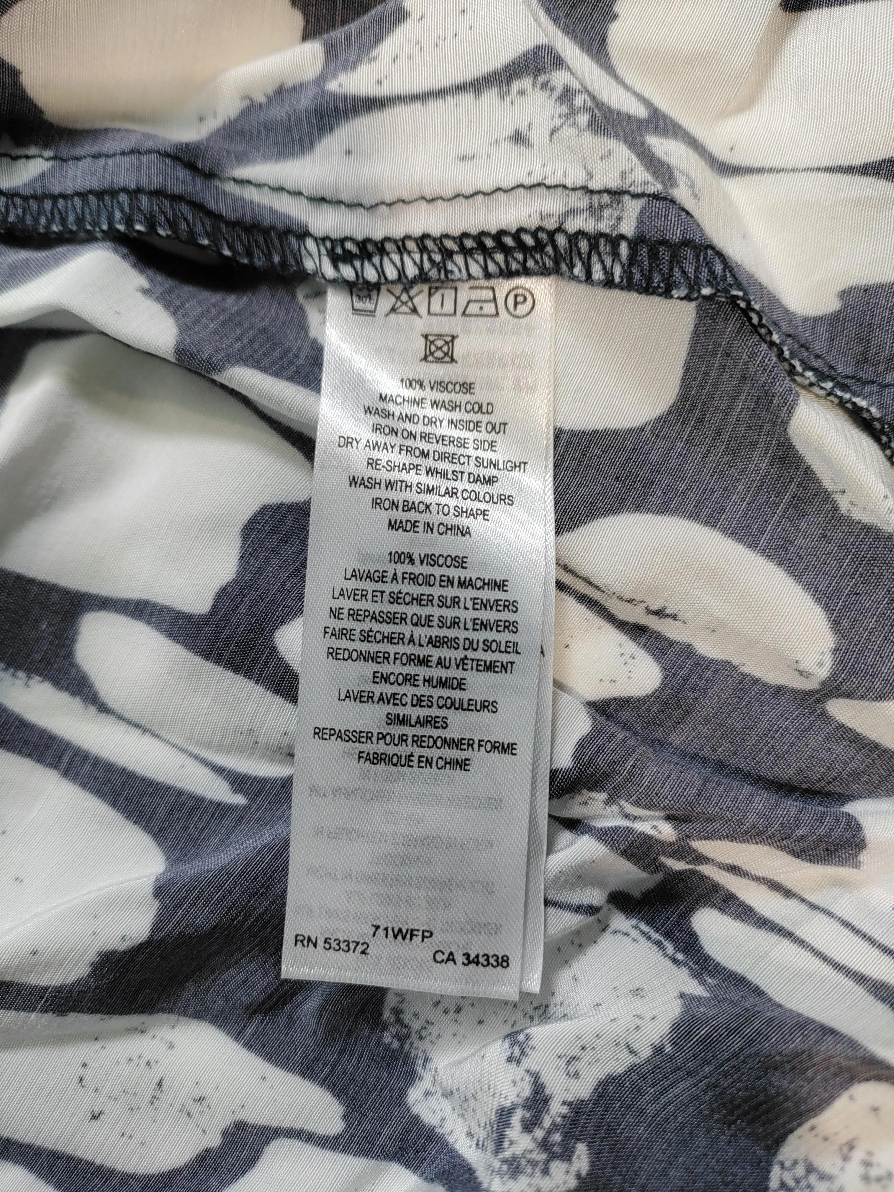 French Connection Wrap Maxi Dress UK10 in Black - Image 6