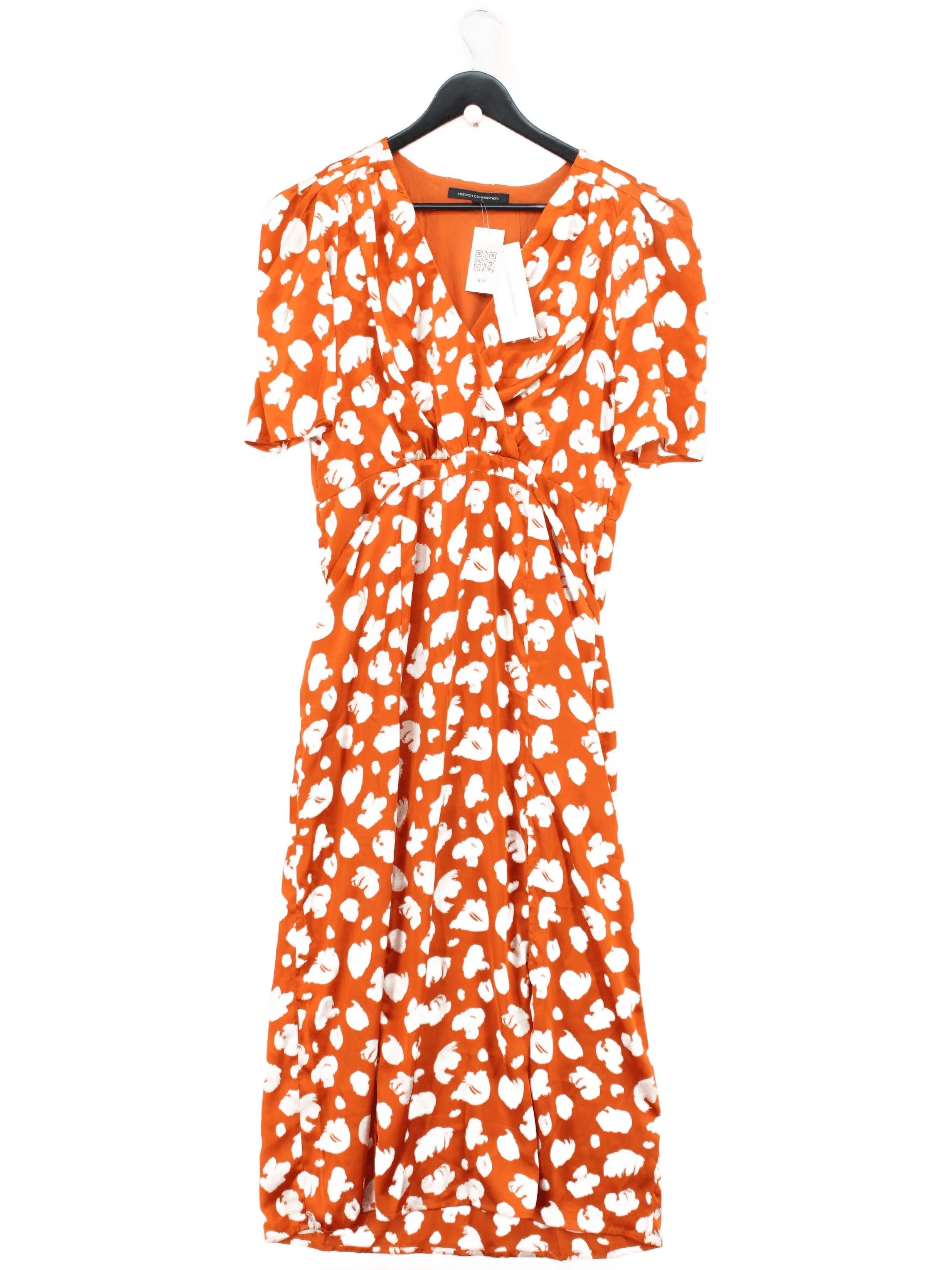 French Connection Wrap Maxi Dress UK14 in Orange