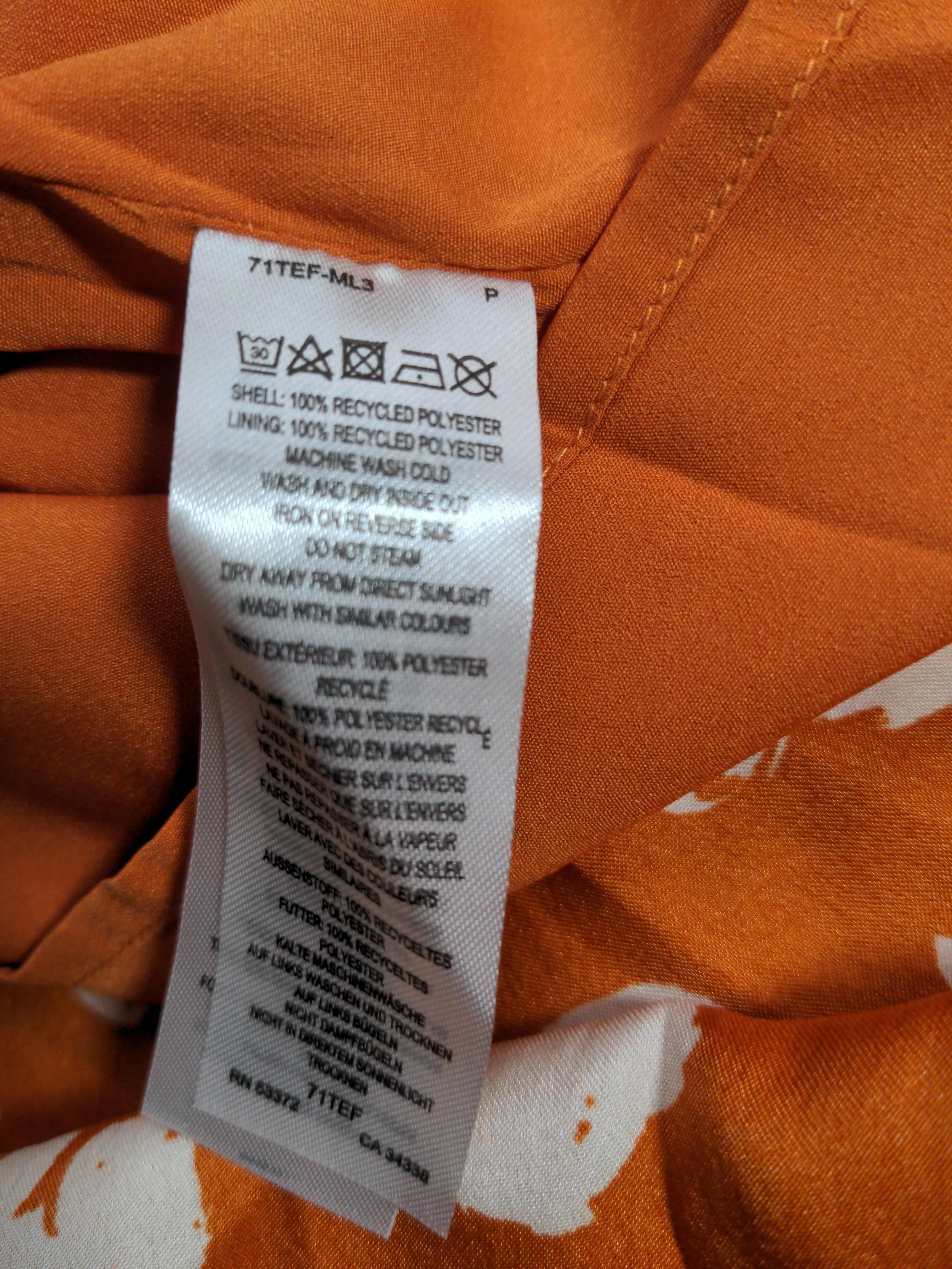 French Connection Wrap Maxi Dress UK14 in Orange - Image 6