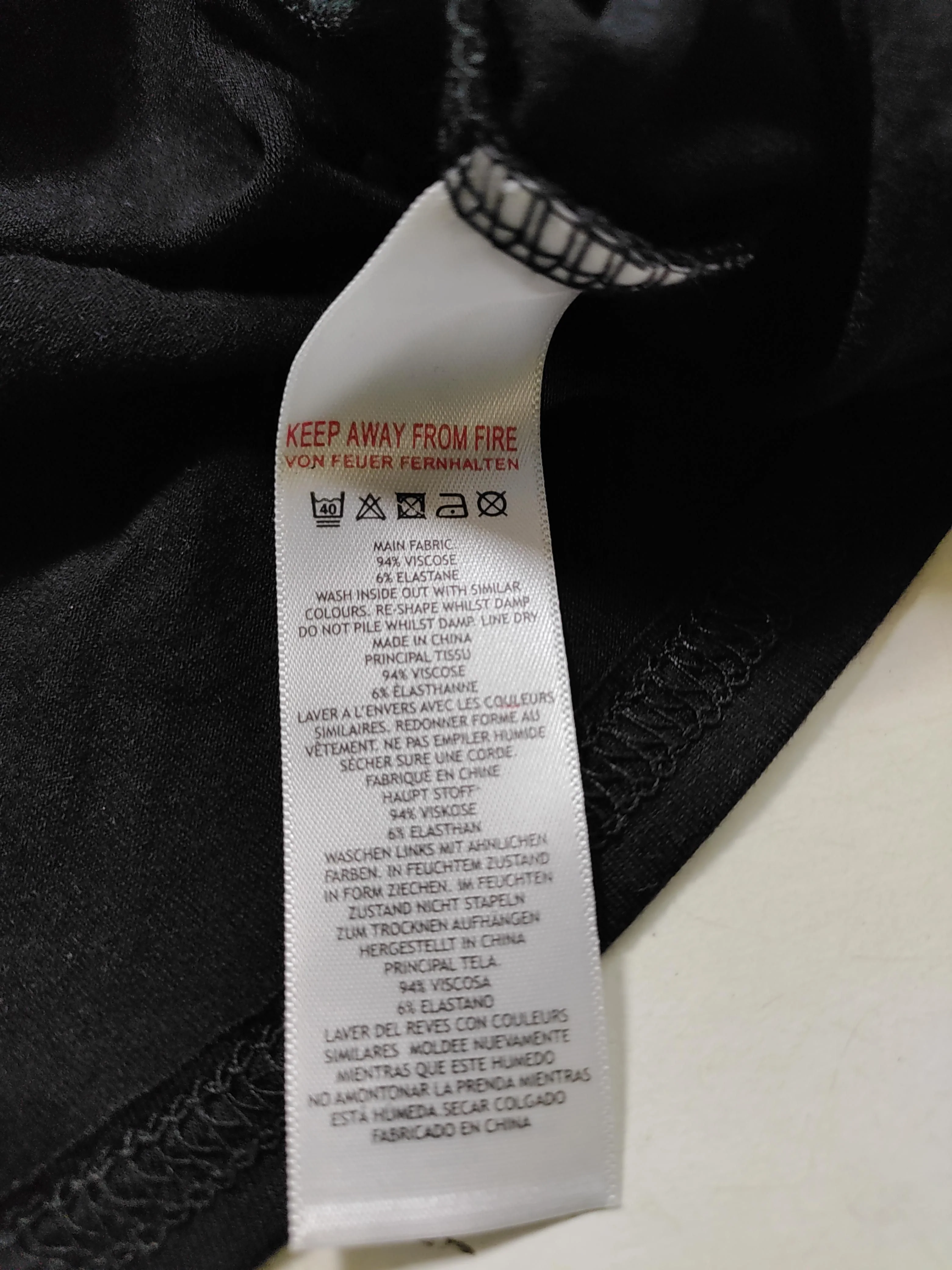French Connection Wrap Midi Dress UK10 in Black - Image 6