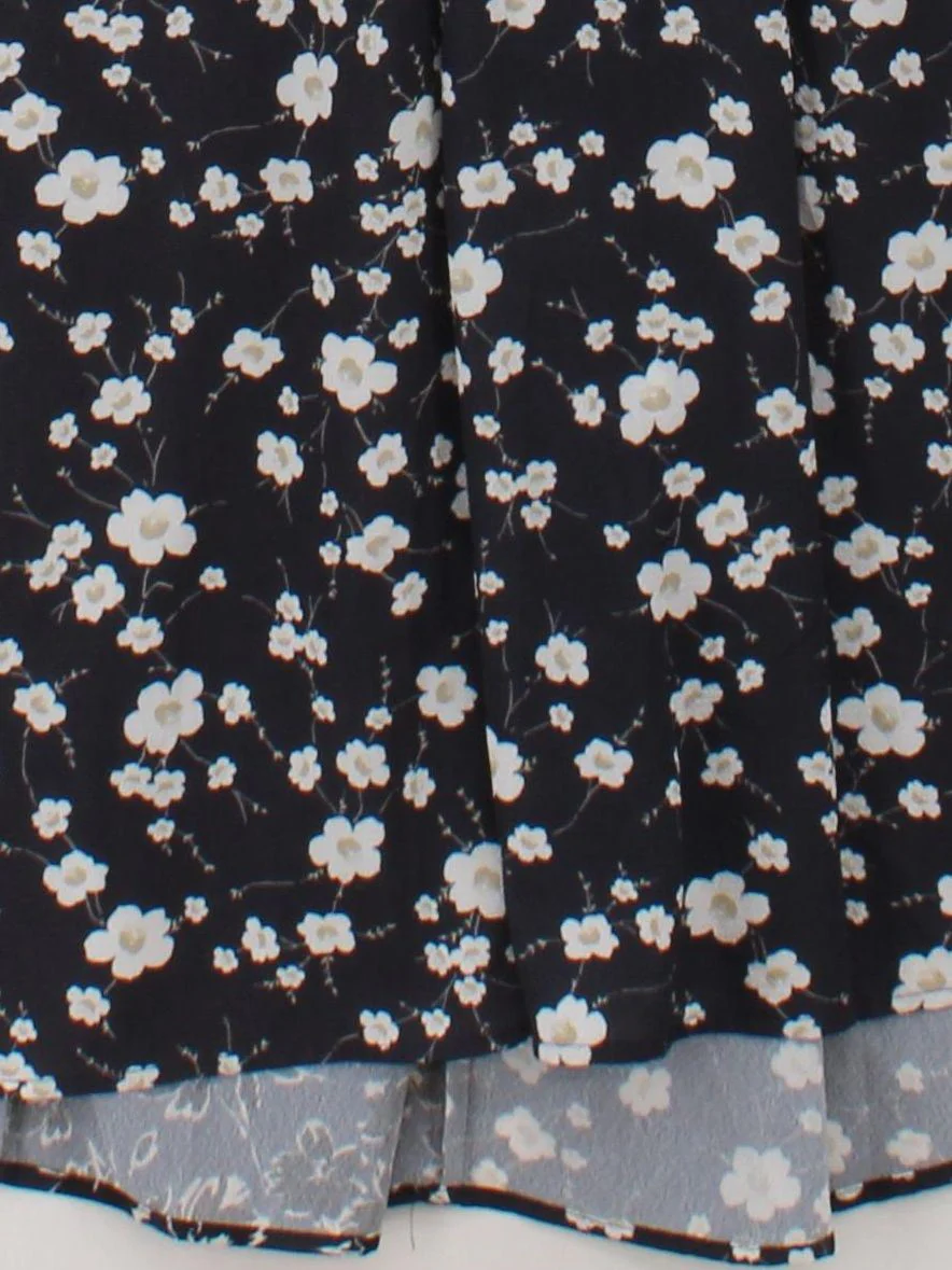 French Connection Wrap Midi Dress UK8 in Black - Image 4