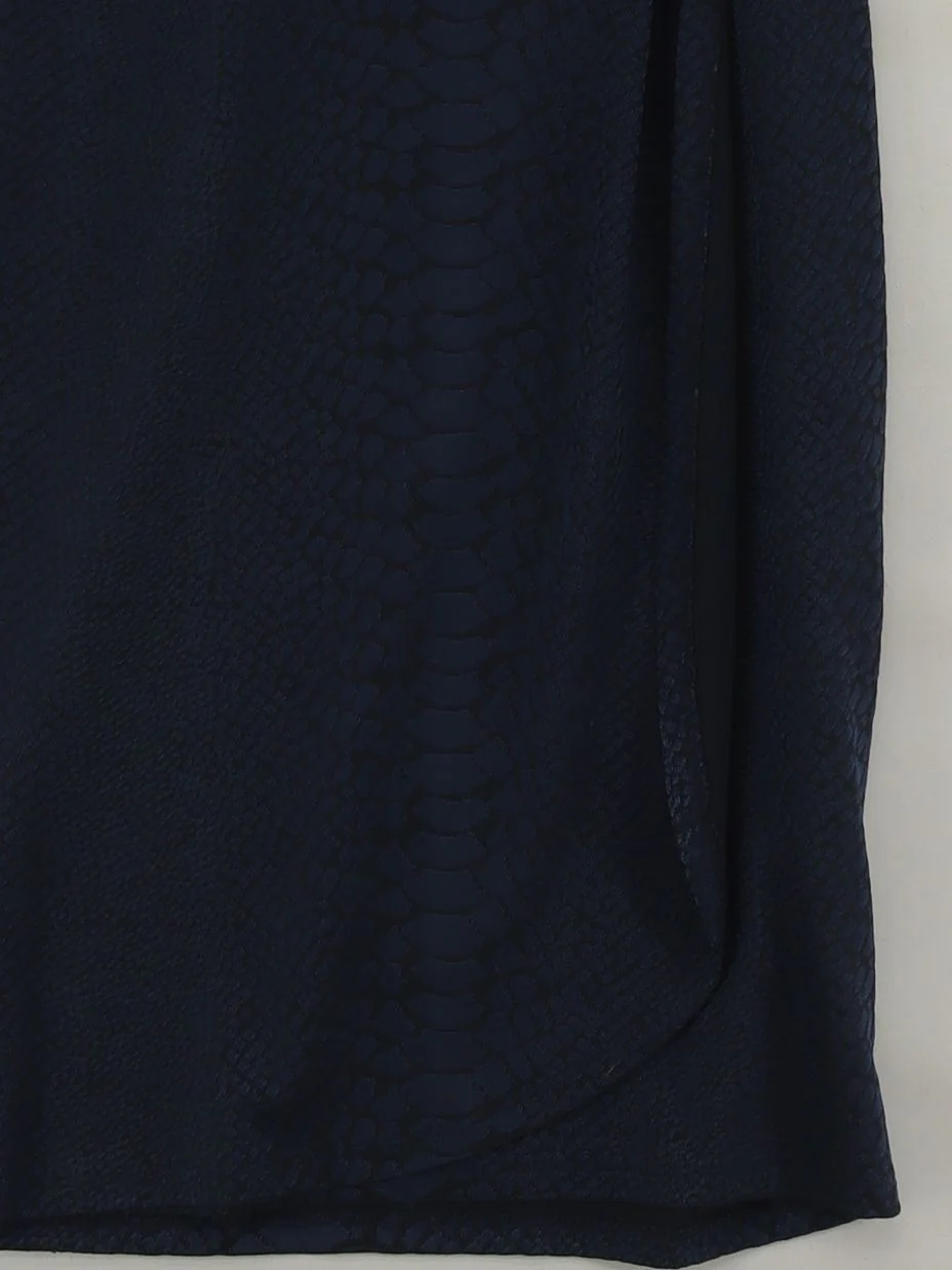 French Connection Wrap Mini Dress in Blue - Image 4