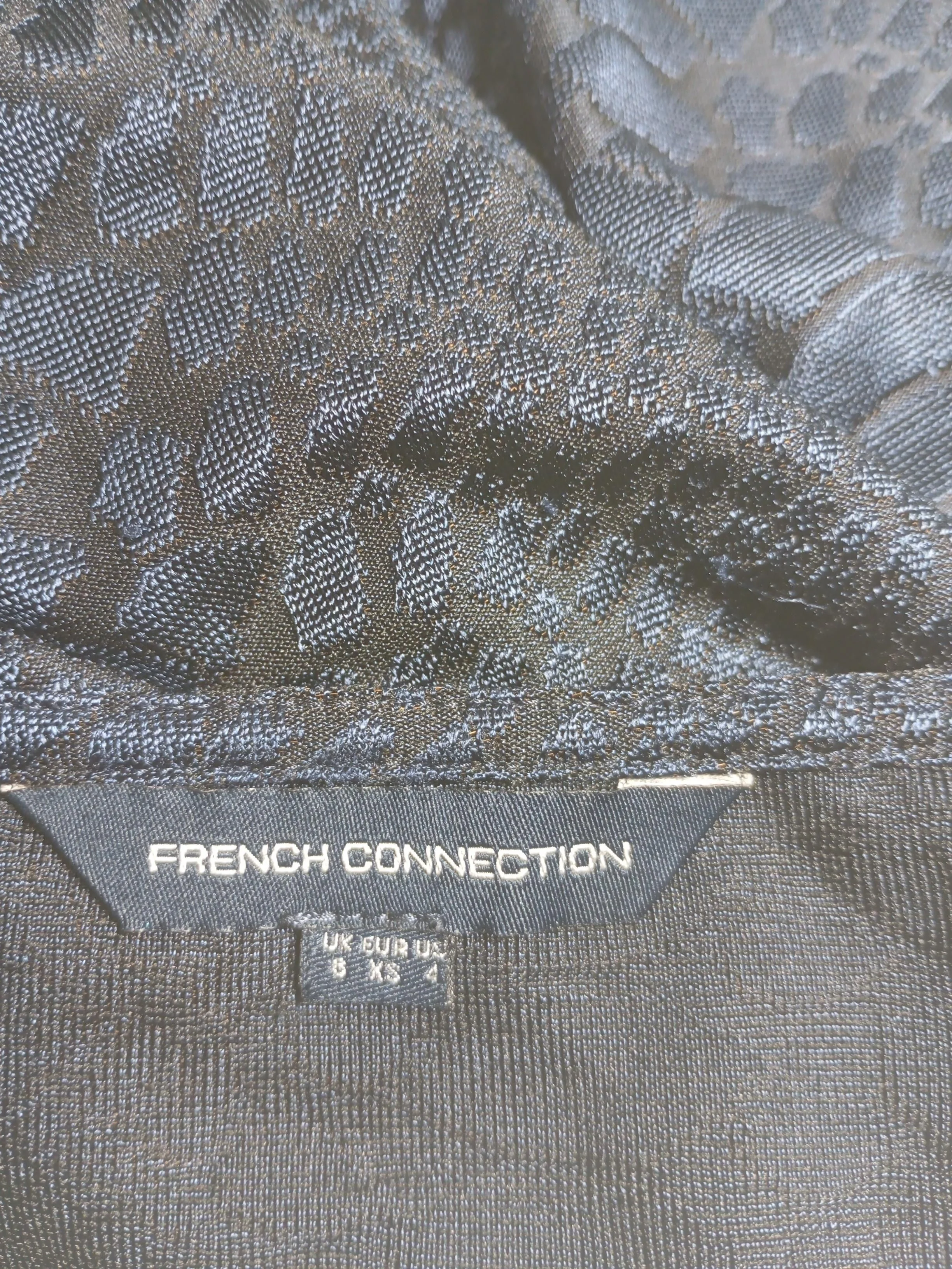 French Connection Wrap Mini Dress in Blue - Image 5