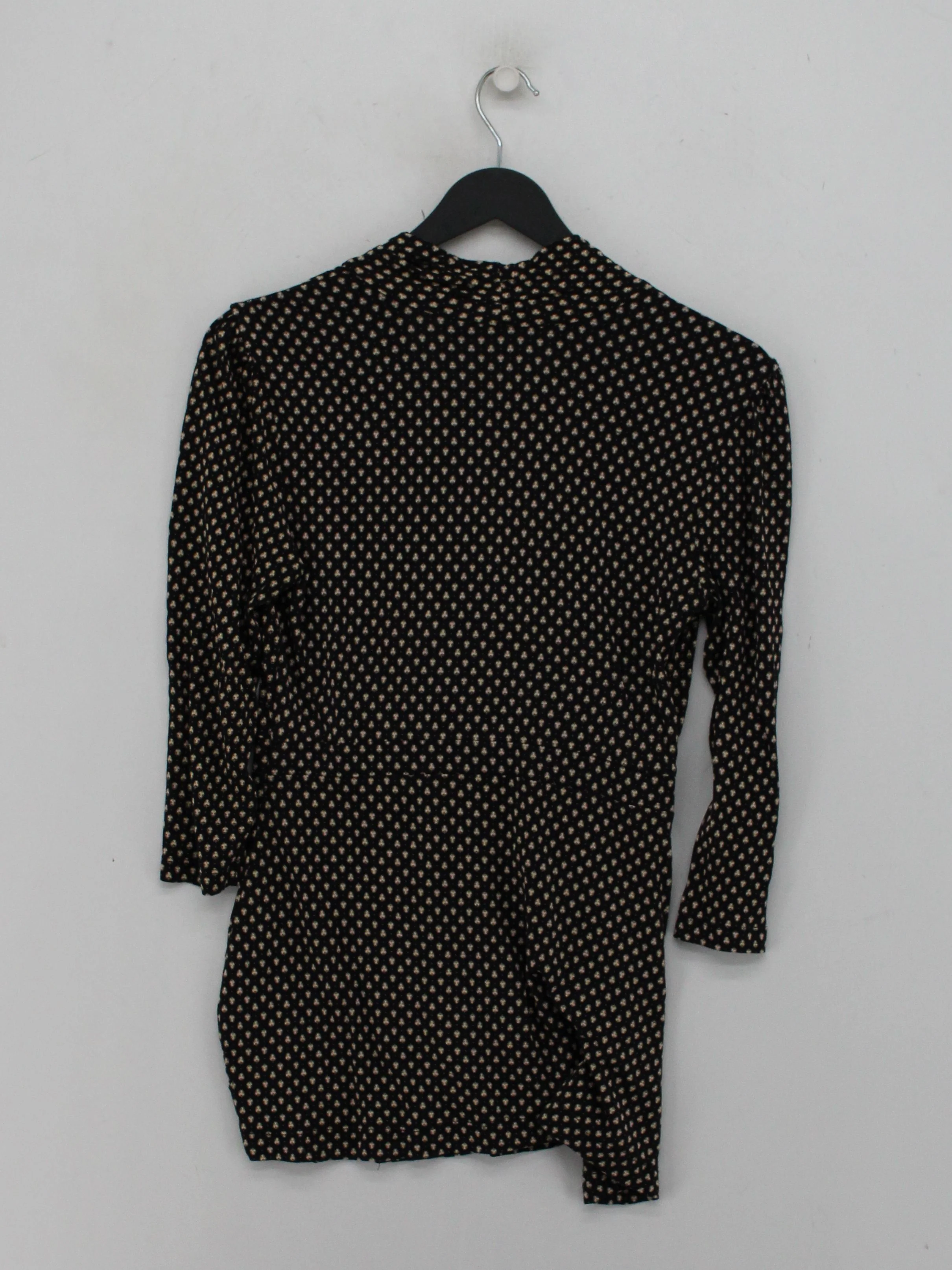 French Connection Wrap Mini Dress UK12 in Black - Image 2