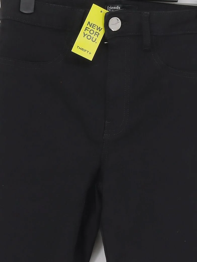 Friends Like These Women's Jeans UK 10 Black Cotton - Image 3
