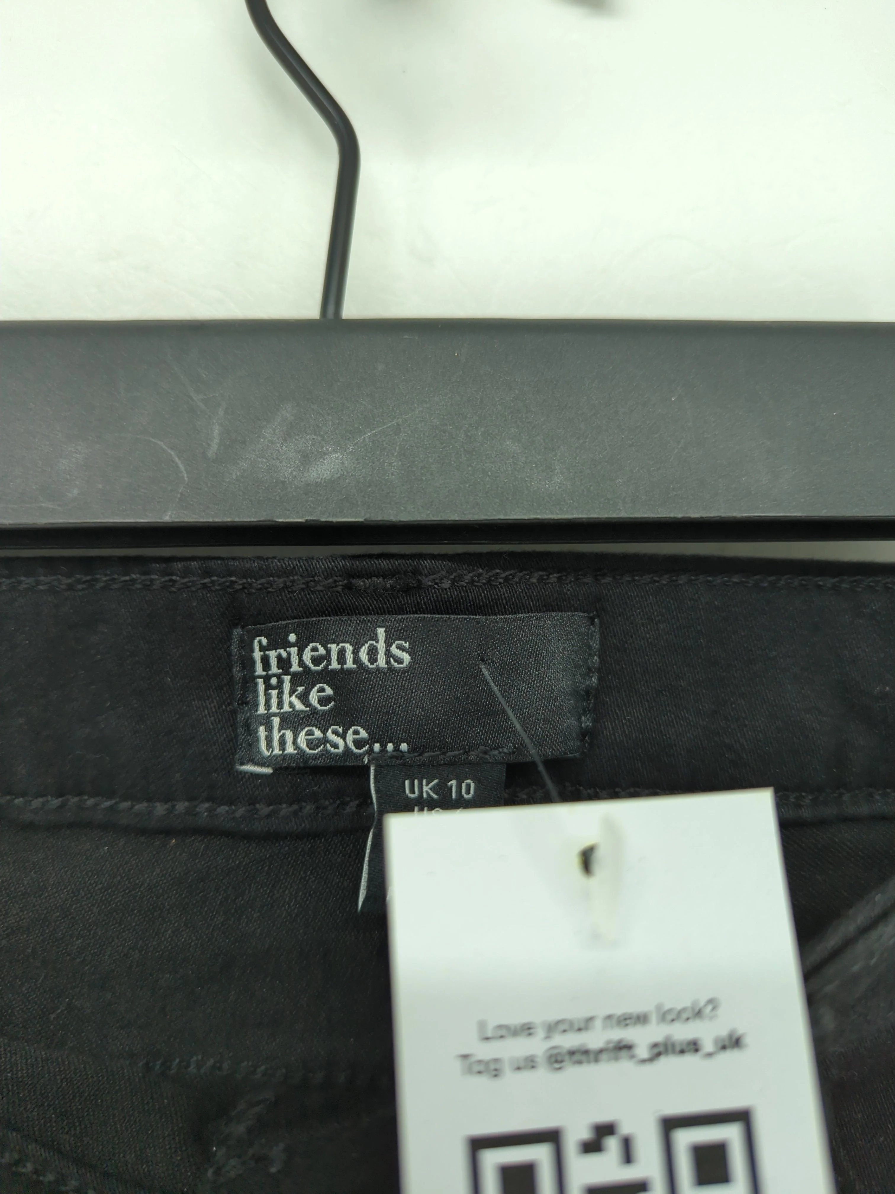 Friends Like These Women's Jeans UK 10 Black Cotton - Image 5