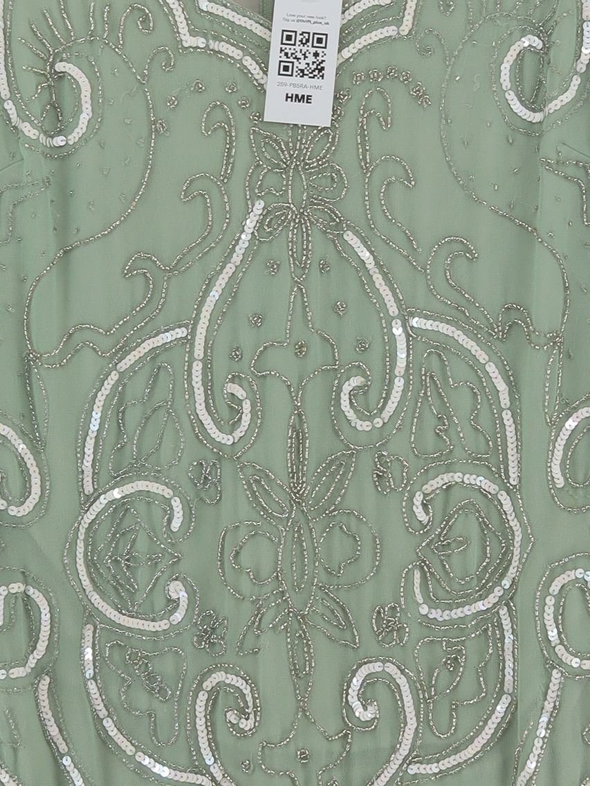 Frock and Frill Mini Dress UK16 in Green - Image 3