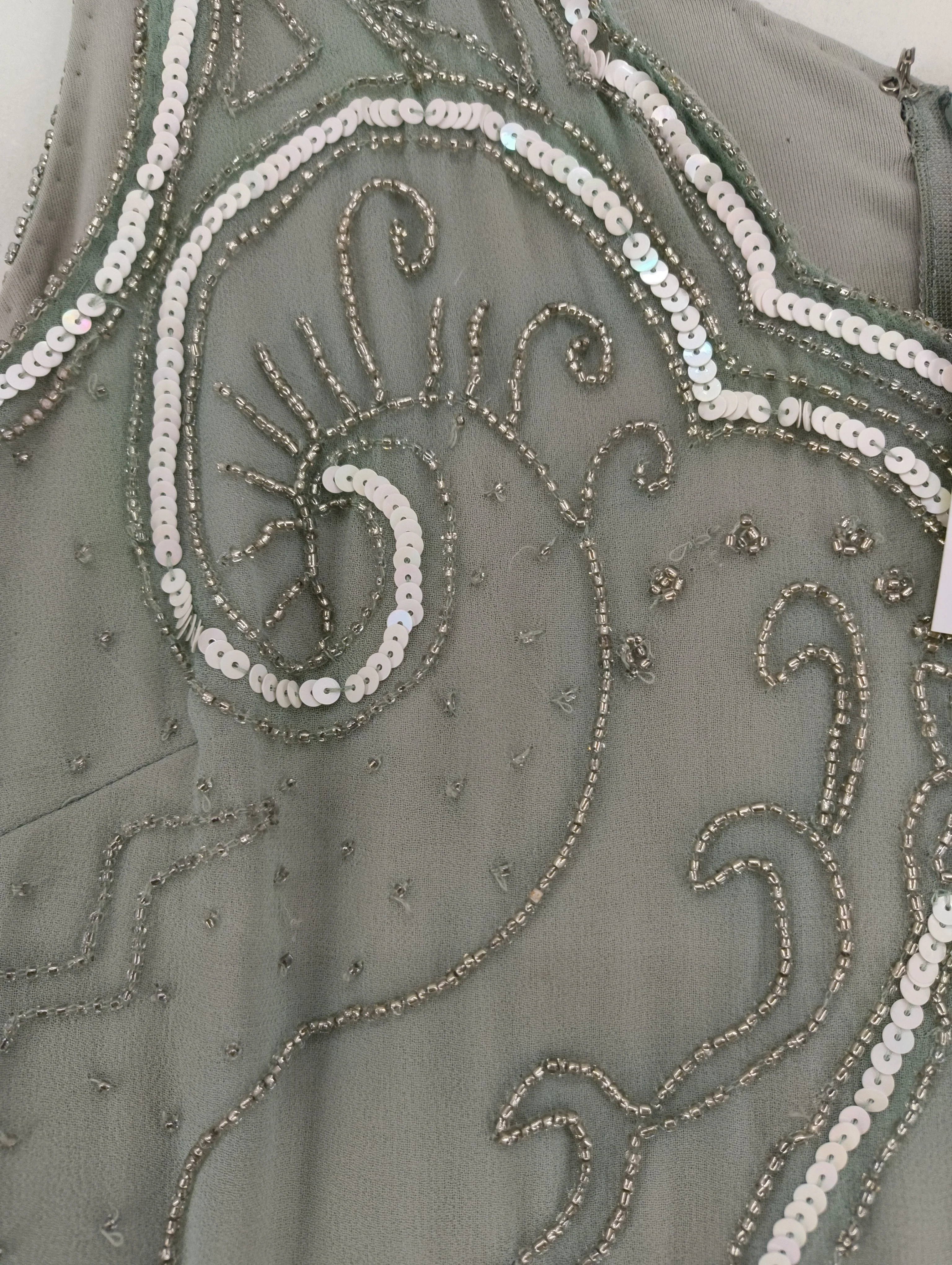 Frock and Frill Mini Dress UK16 in Green - Image 5