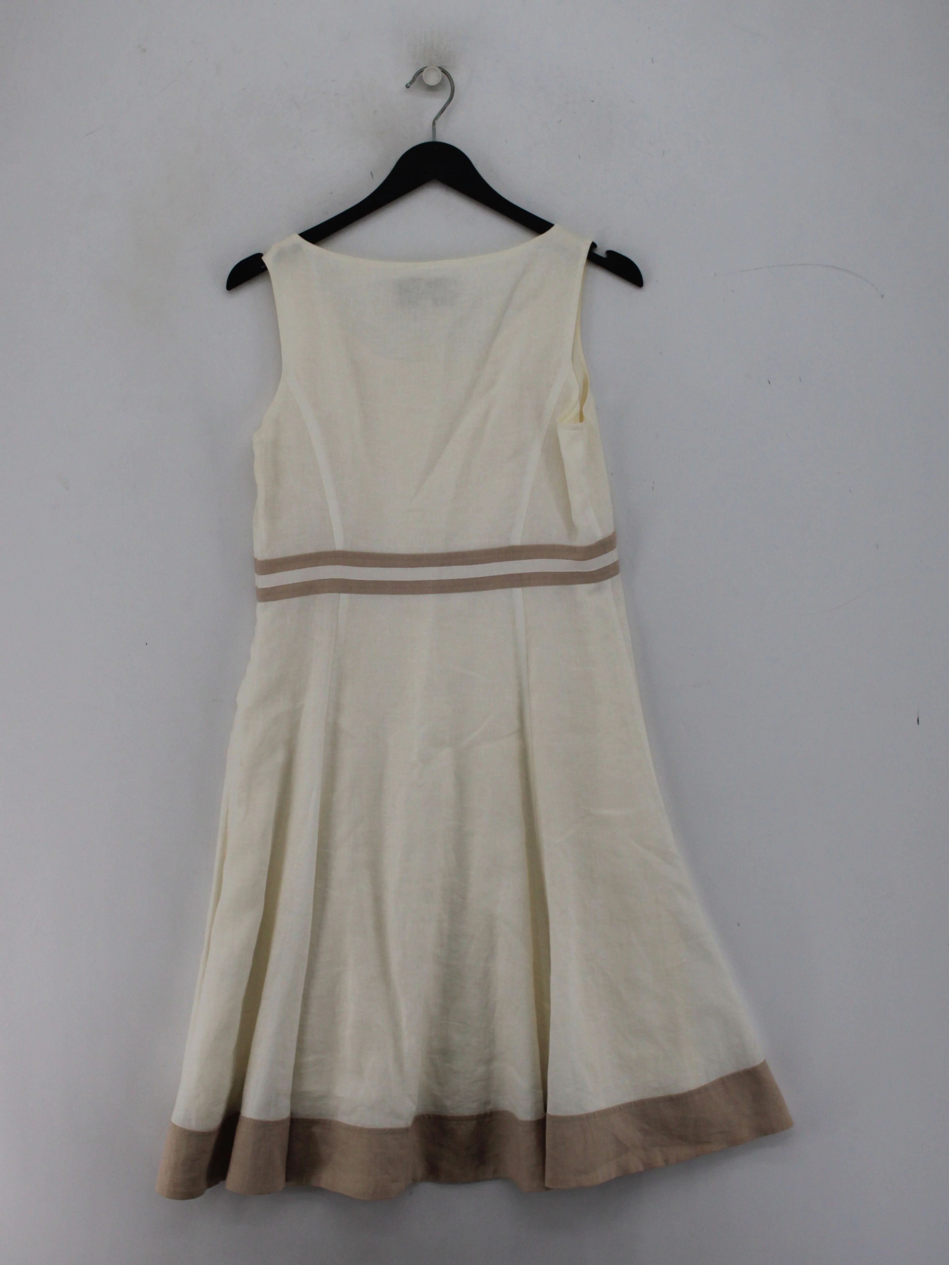 FWM (Fenn Wright Manson) A-Line Mini Dress UK12 in Cream - Image 2