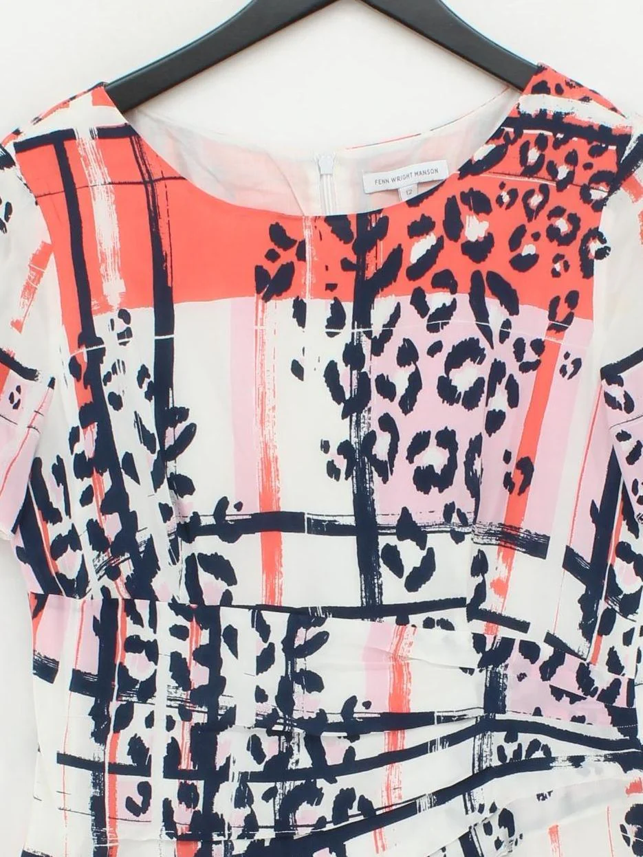 FWM (Fenn Wright Manson) Bodycon Mini Dress UK12 in Multi - Image 3