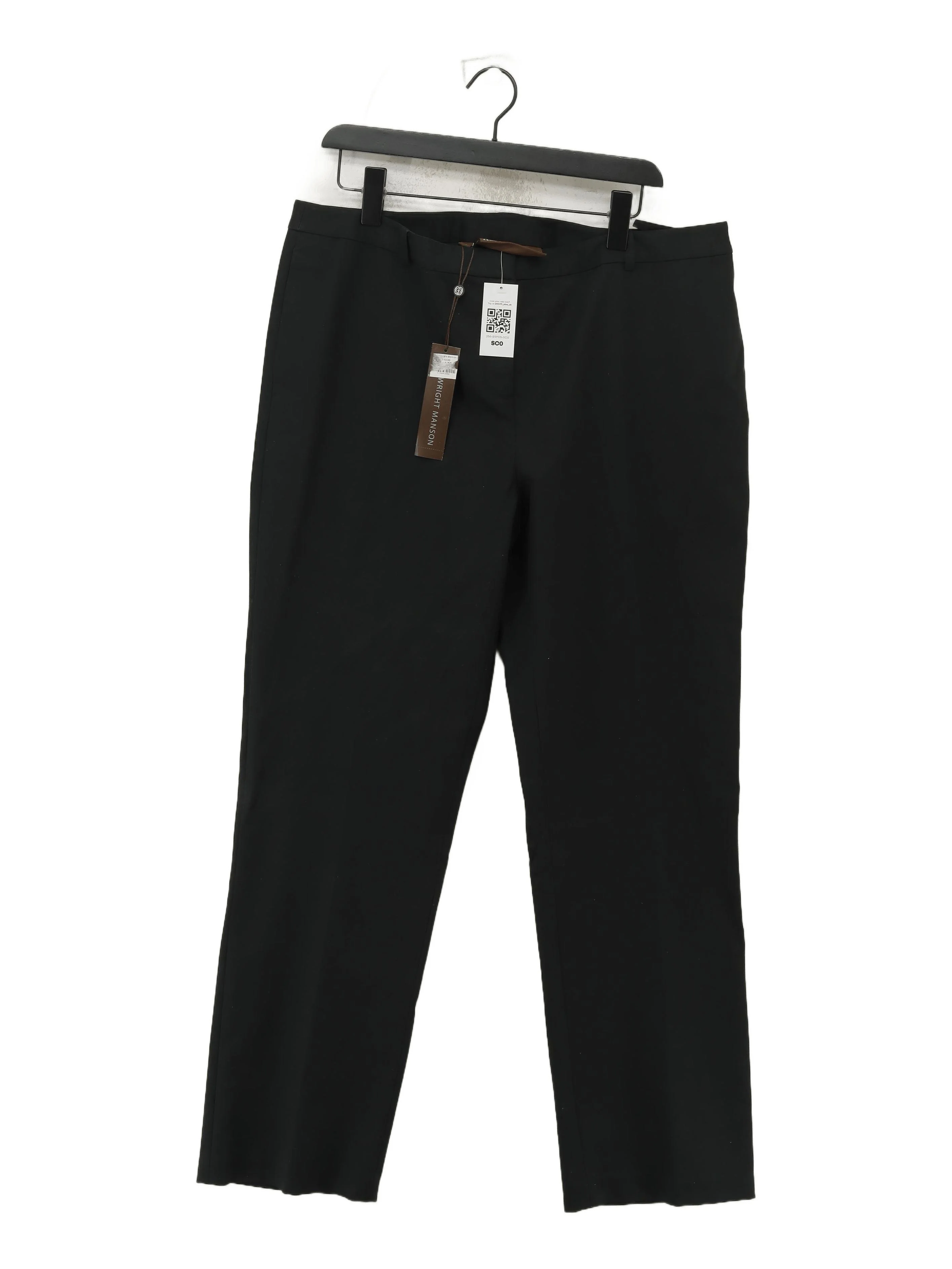 FWM (Fenn Wright Manson) Men's Trousers XL Black Cotton New with tags