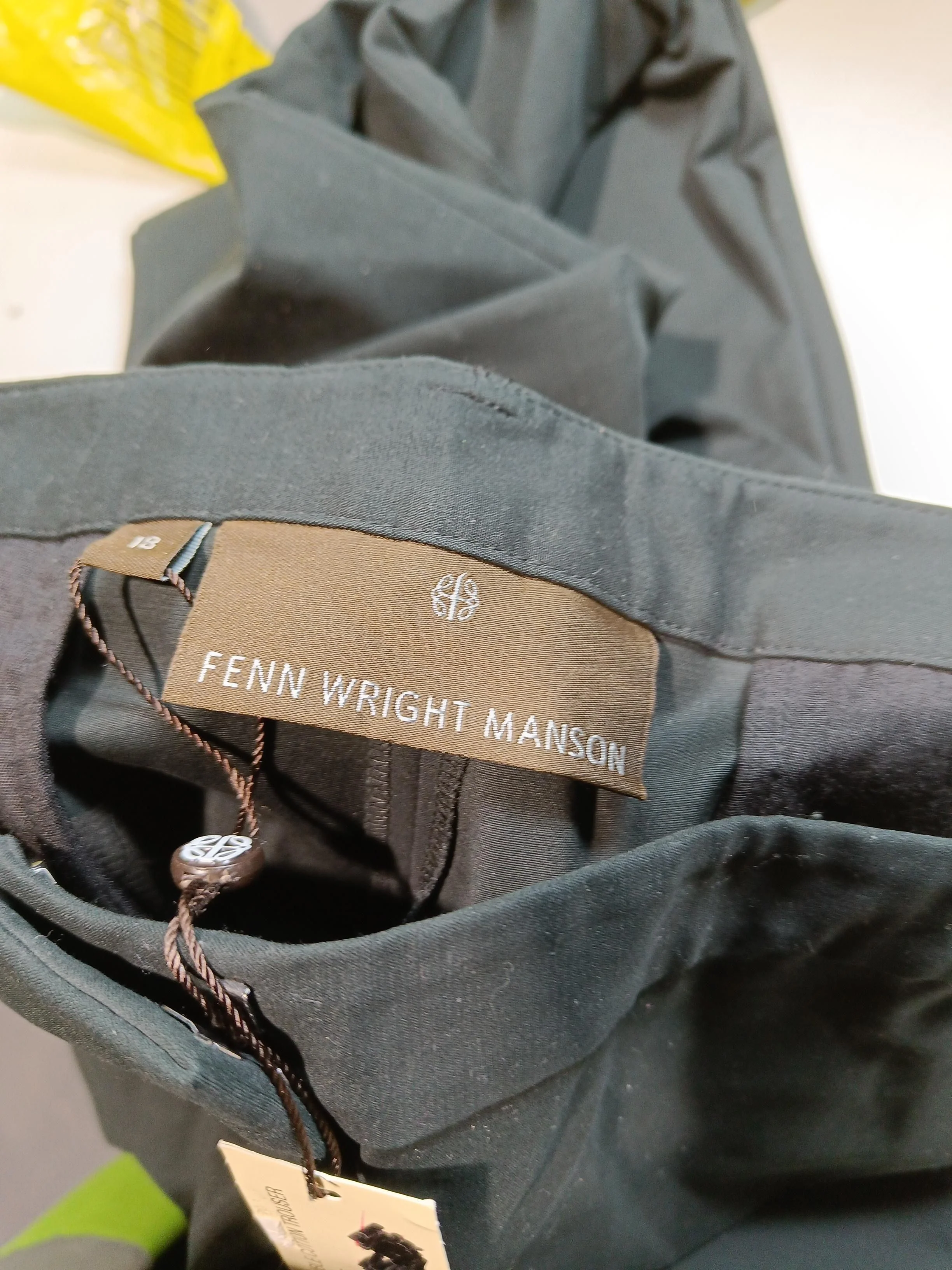 FWM (Fenn Wright Manson) Men's Trousers XL Black Cotton New with tags - Image 5