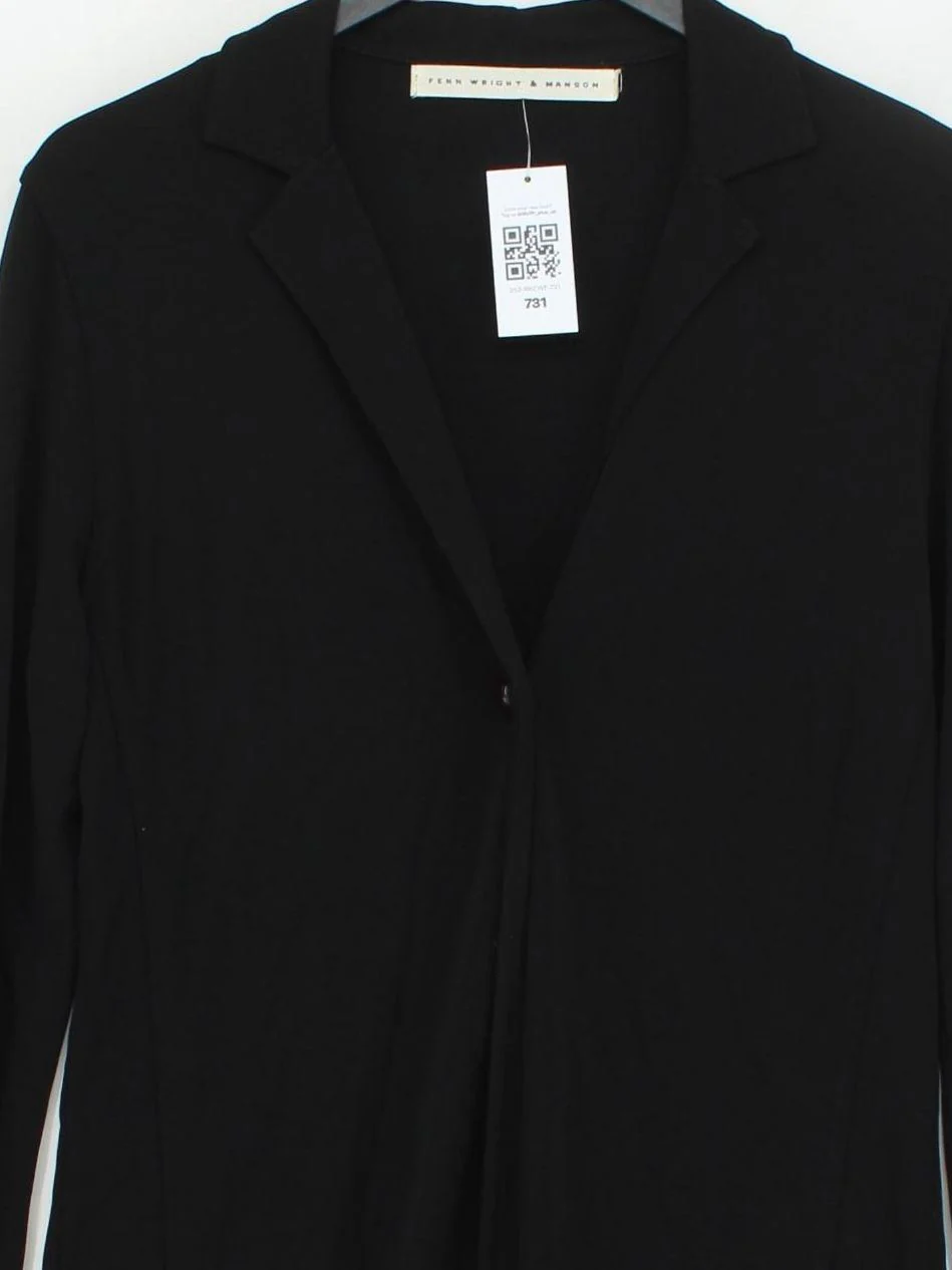 FWM (Fenn Wright Manson) Overcoat jacket black - Image 3