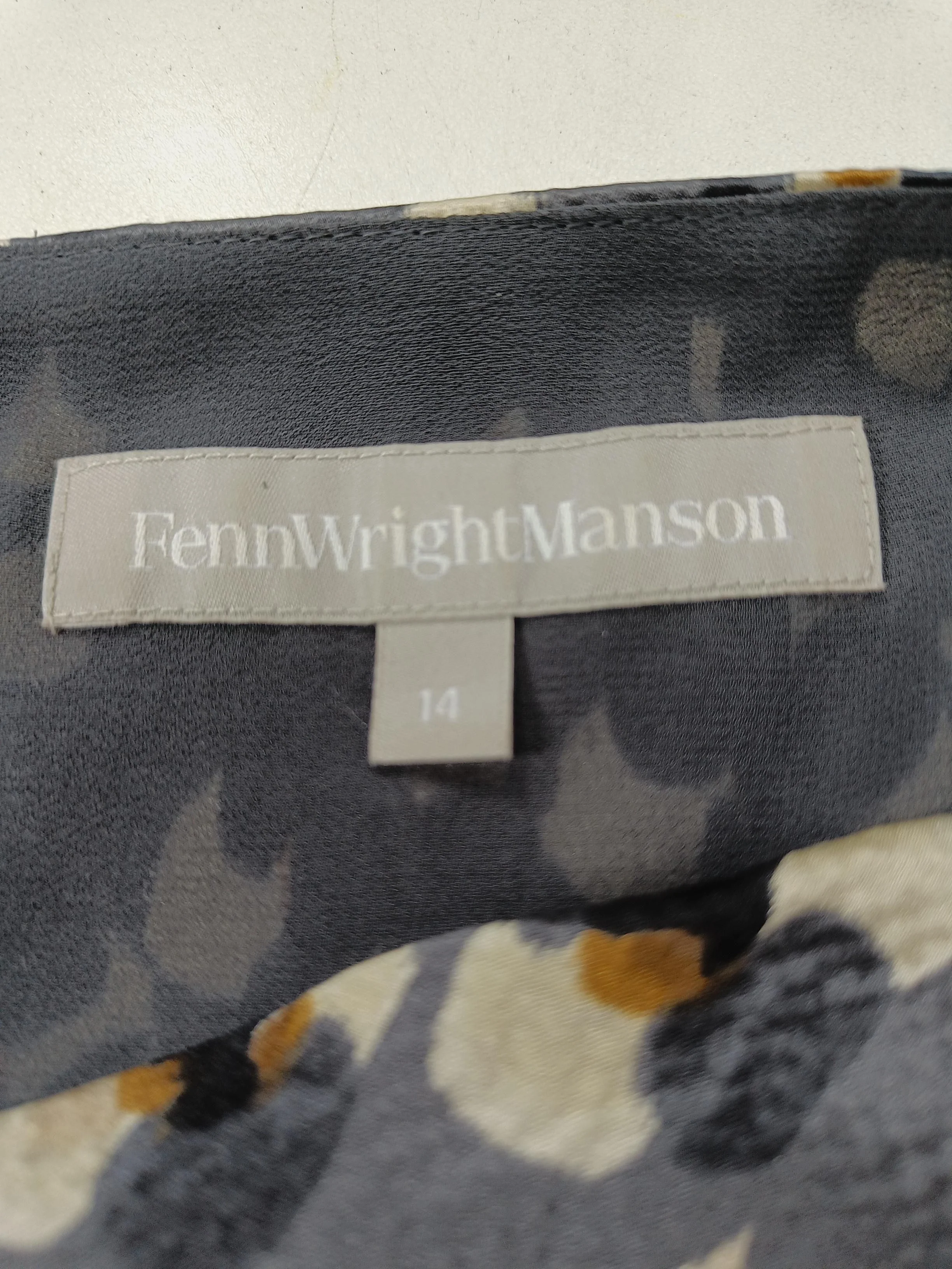 FWM (Fenn Wright Manson) Shirt Mini Dress UK14 in Grey - Image 5