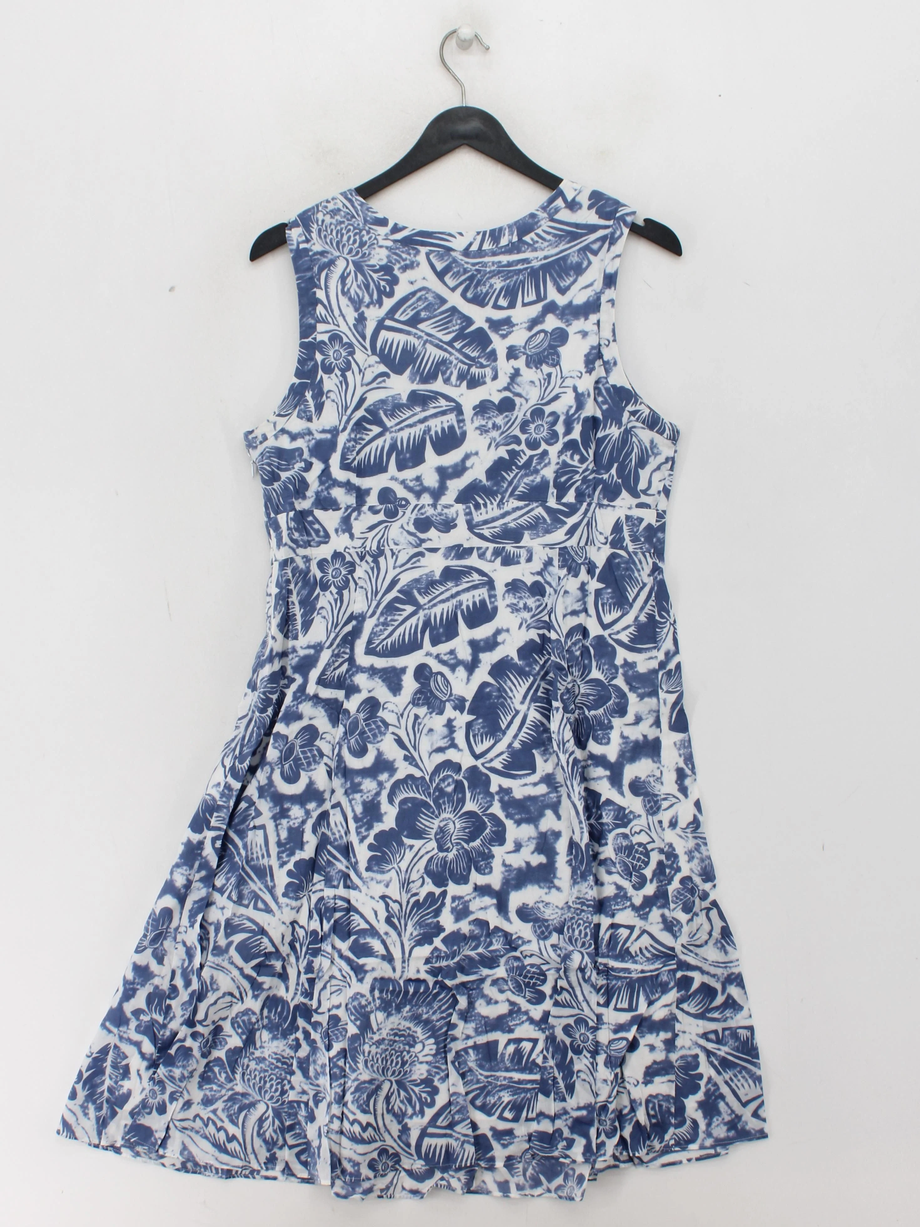 FWM (Fenn Wright Manson) Skater Mini Dress UK14 in Blue - Image 2