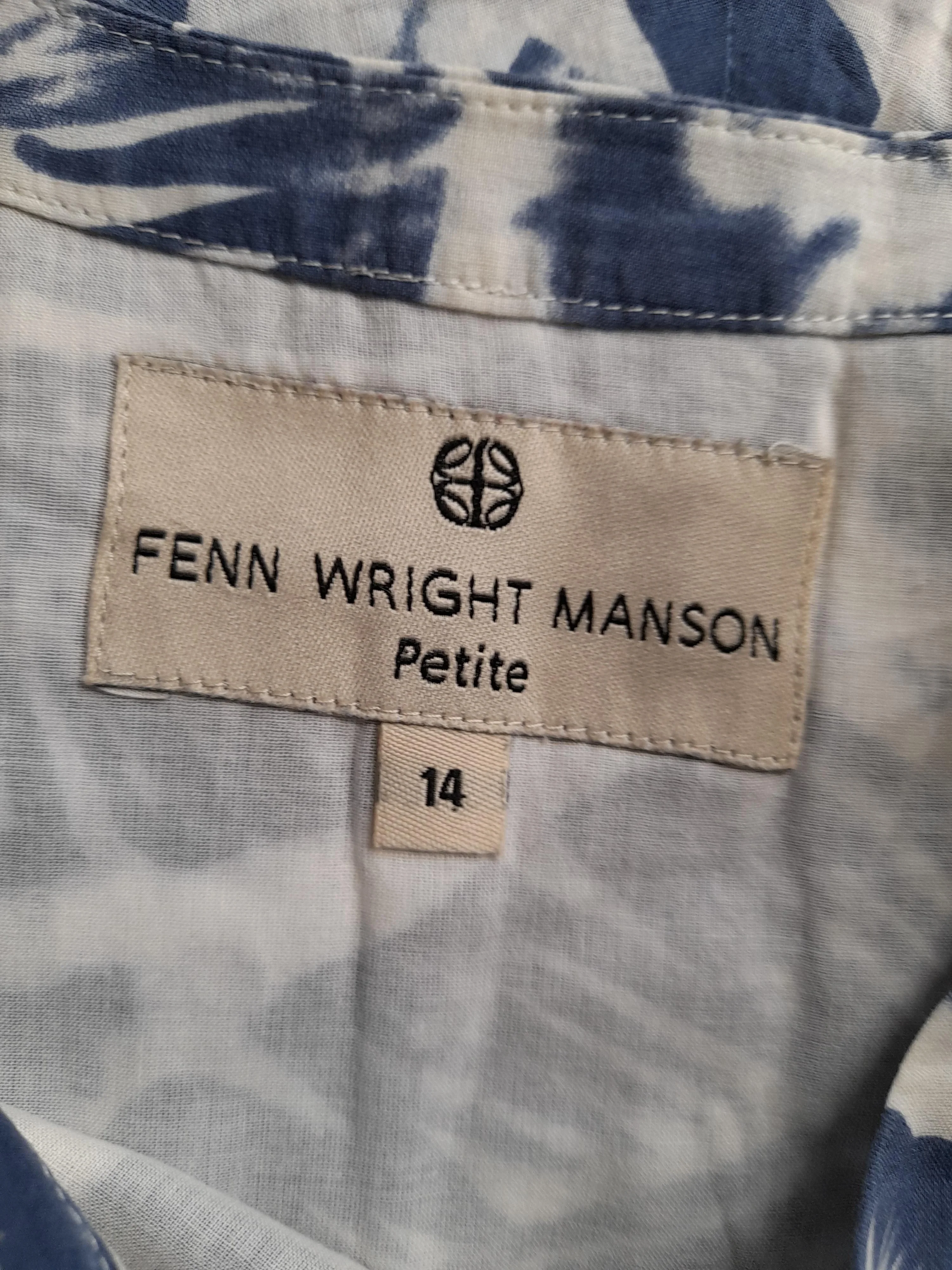 FWM (Fenn Wright Manson) Skater Mini Dress UK14 in Blue - Image 5
