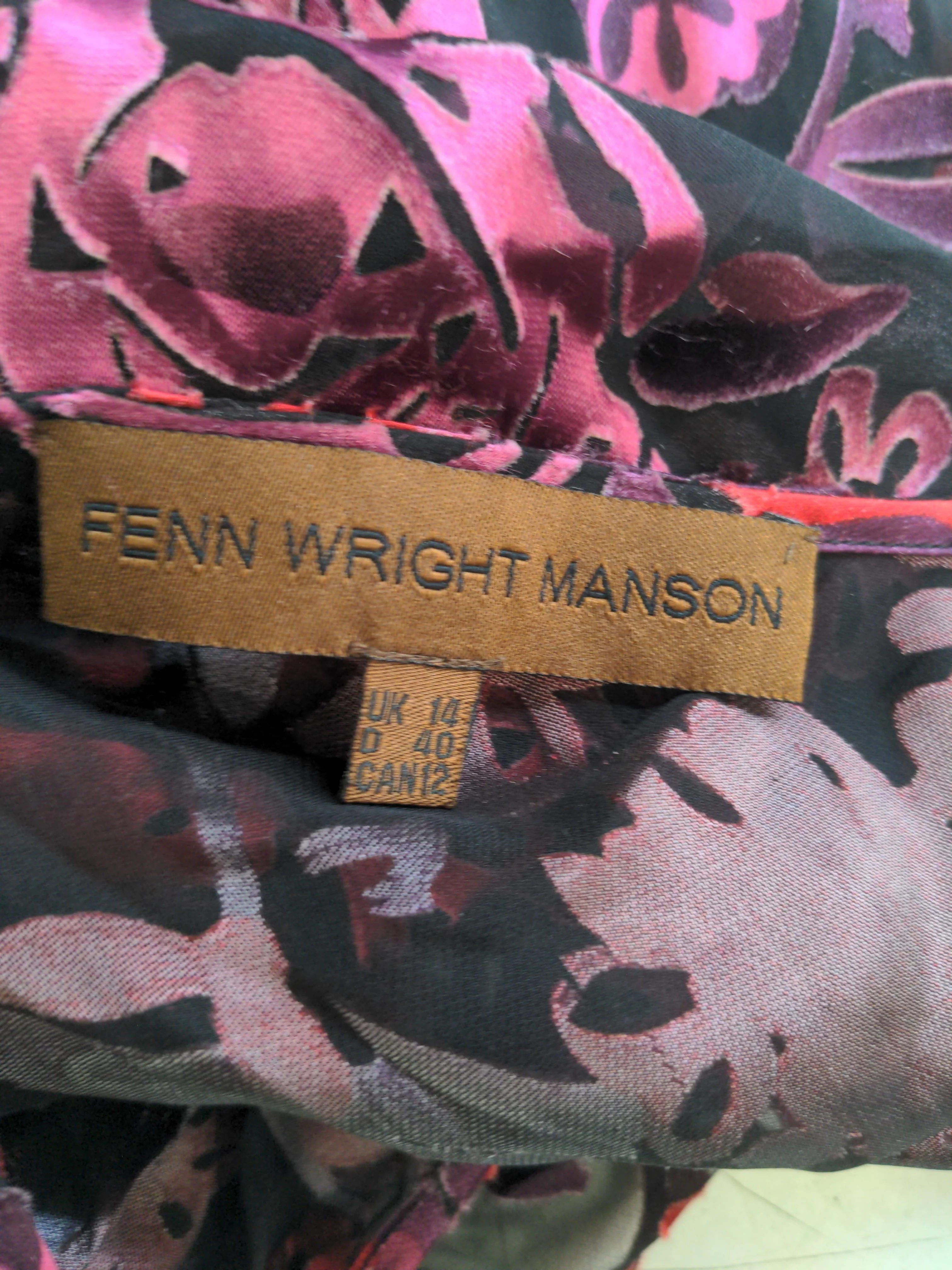 FWM (Fenn Wright Manson) Slip Mini Dress UK14 in Multi - Image 5