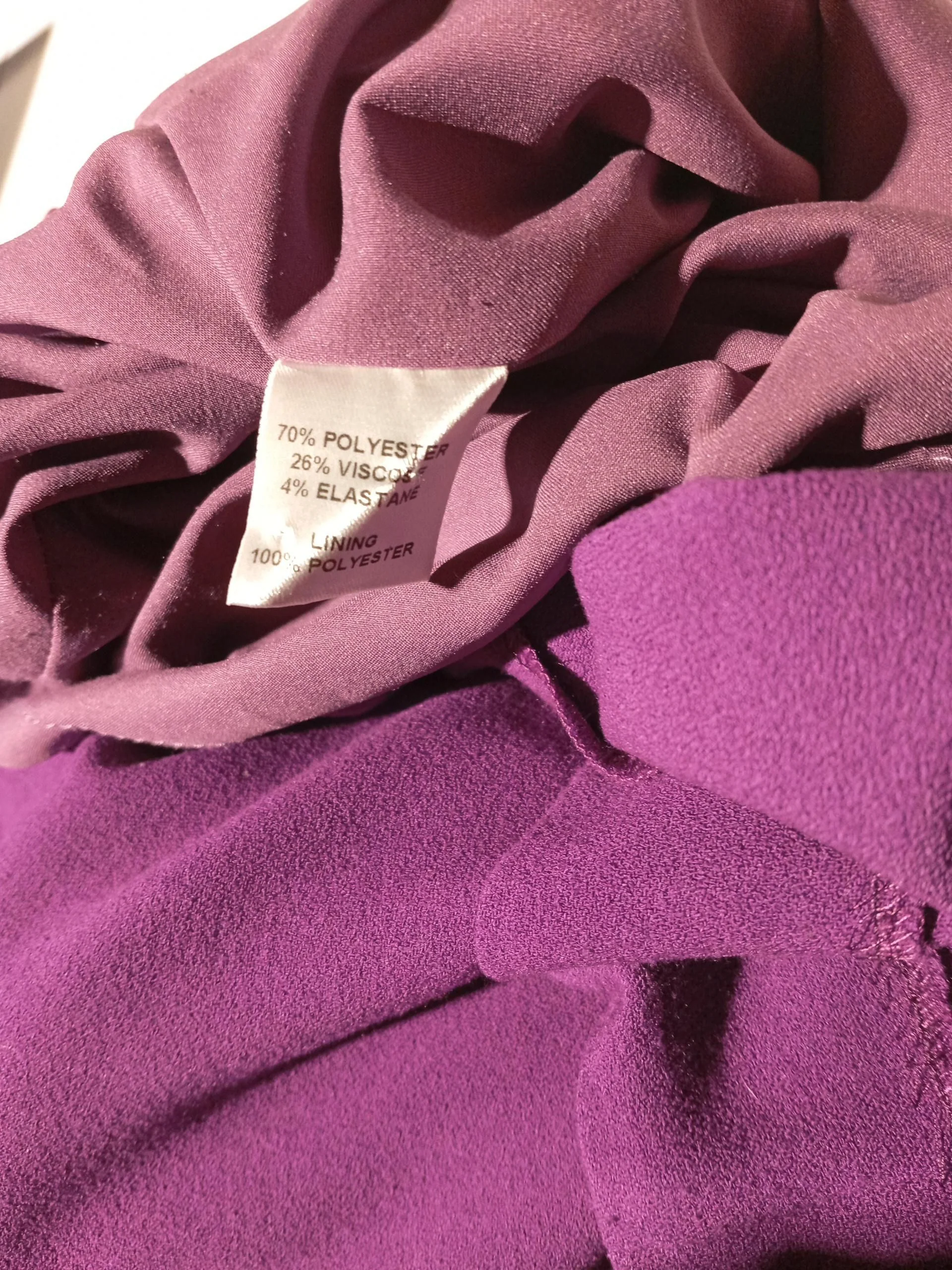 FWM (Fenn Wright Manson) T-Shirt Mini Dress UK10 in Purple - Image 6