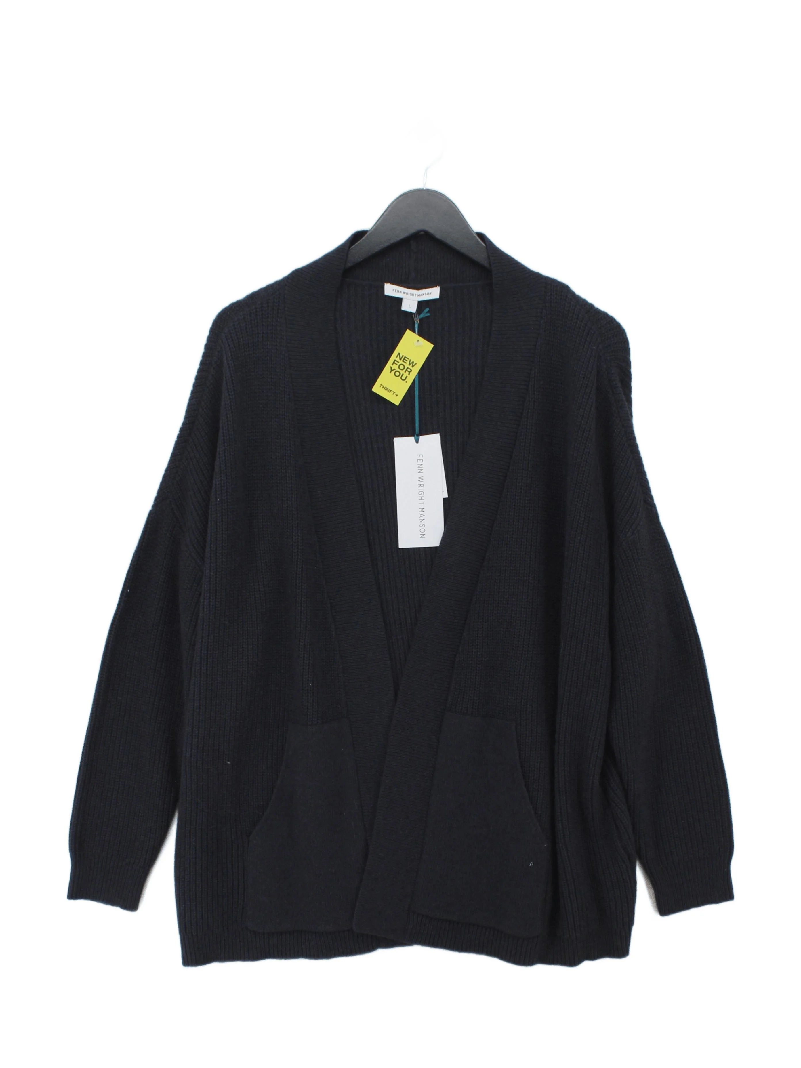 FWM (Fenn Wright Manson) Women's Cardigan L Blue Cotton New with tags
