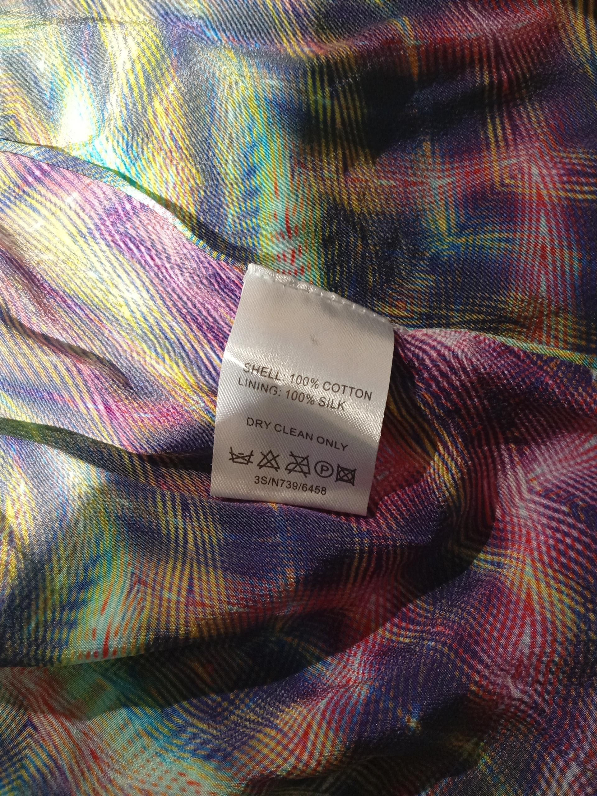 FWM (Fenn Wright Manson) Women's Cardigan S Green Cotton with Silk Cardigan - Image 6