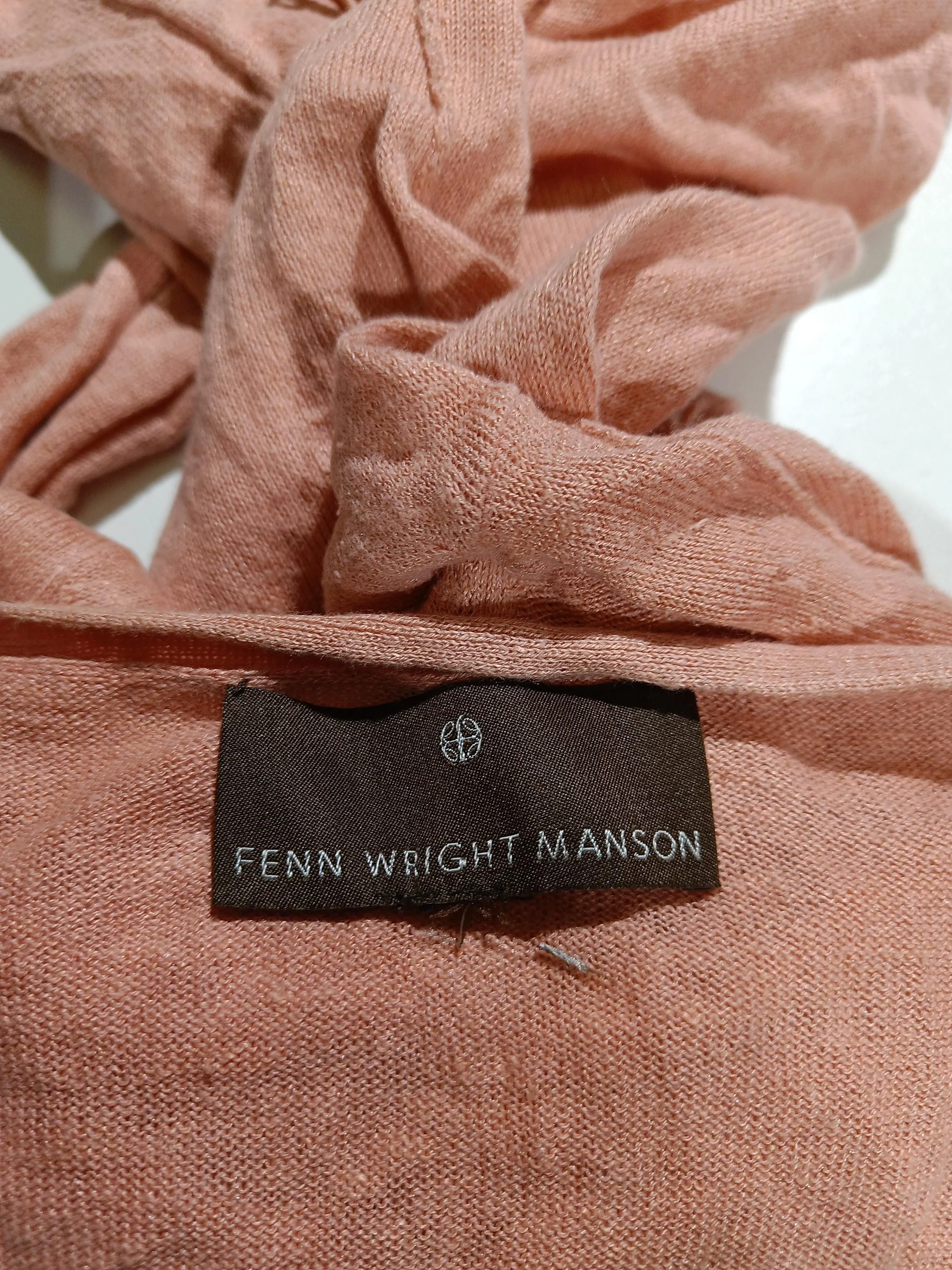 FWM (Fenn Wright Manson) Women's Cardigan S Pink Linen - Image 5