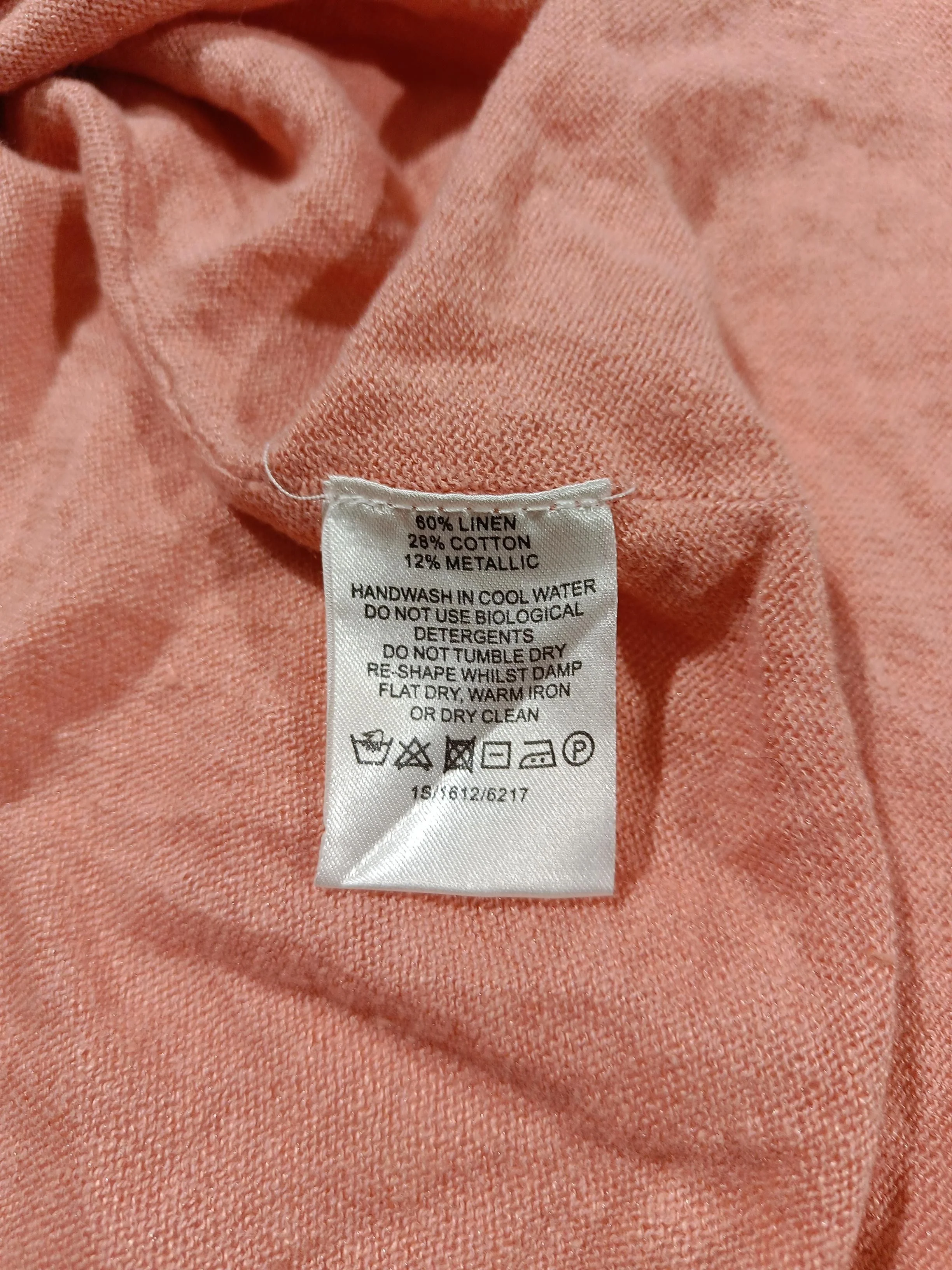 FWM (Fenn Wright Manson) Women's Cardigan S Pink Linen - Image 6