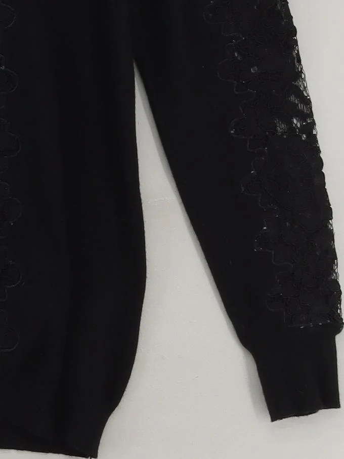 FWM (Fenn Wright Manson) Women's Jumper UK 8 Black Viscose - Image 4