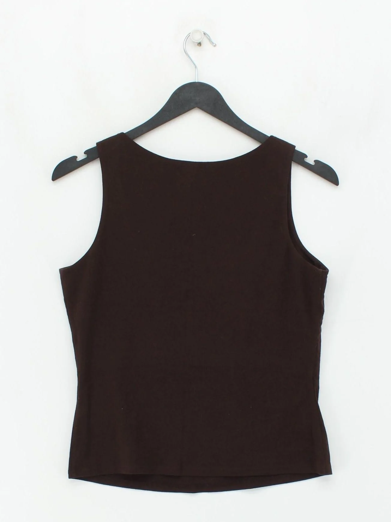 FWM (Fenn Wright Manson) Women's T-Shirt UK 10 Brown Cotton with Elastane Basic - Image 2