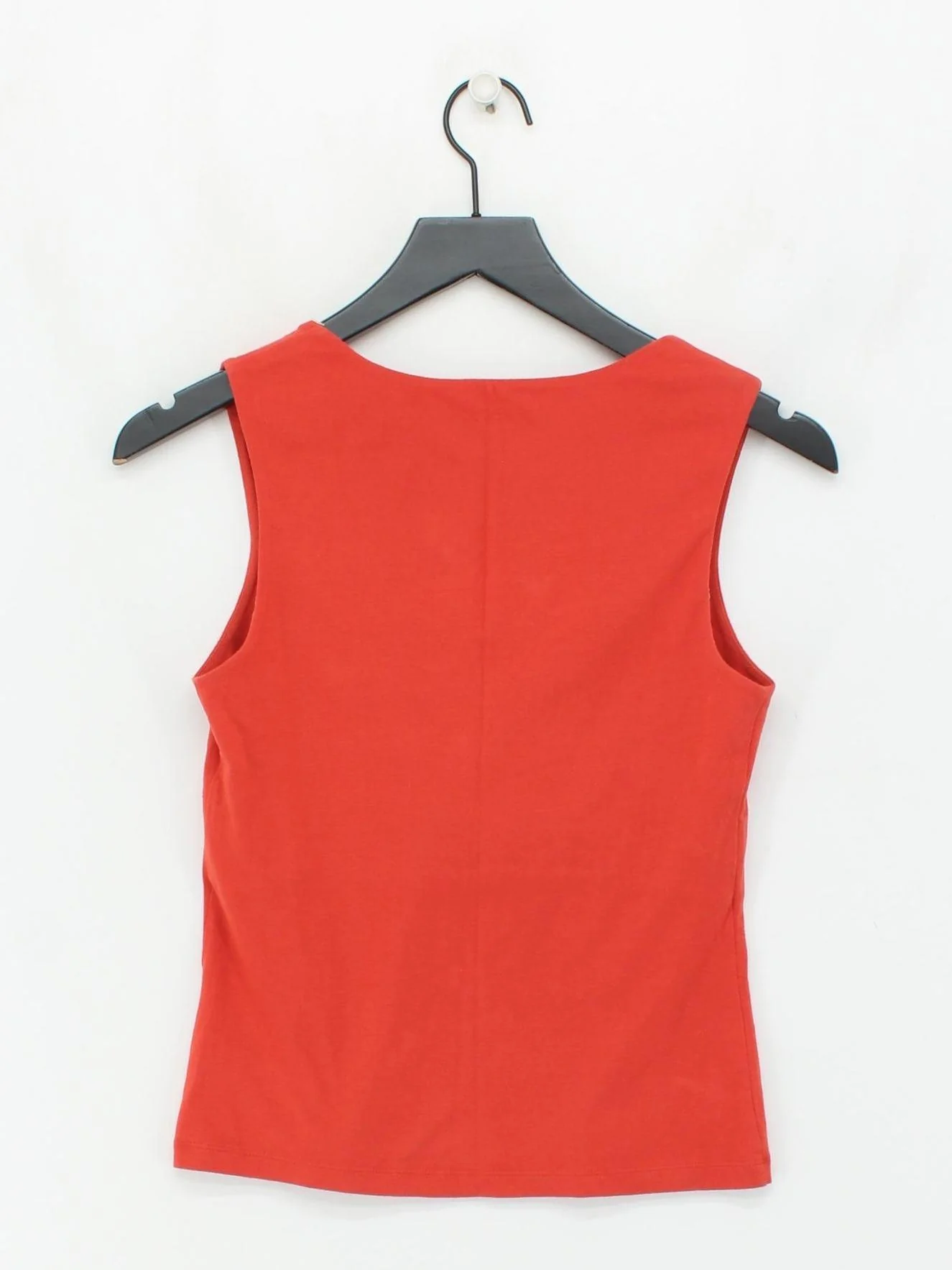 FWM (Fenn Wright Manson) Women's T-Shirt UK 10 Red Cotton with Elastane Basic - Image 2