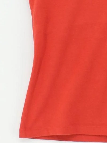 FWM (Fenn Wright Manson) Women's T-Shirt UK 10 Red Cotton with Elastane Basic - Image 4