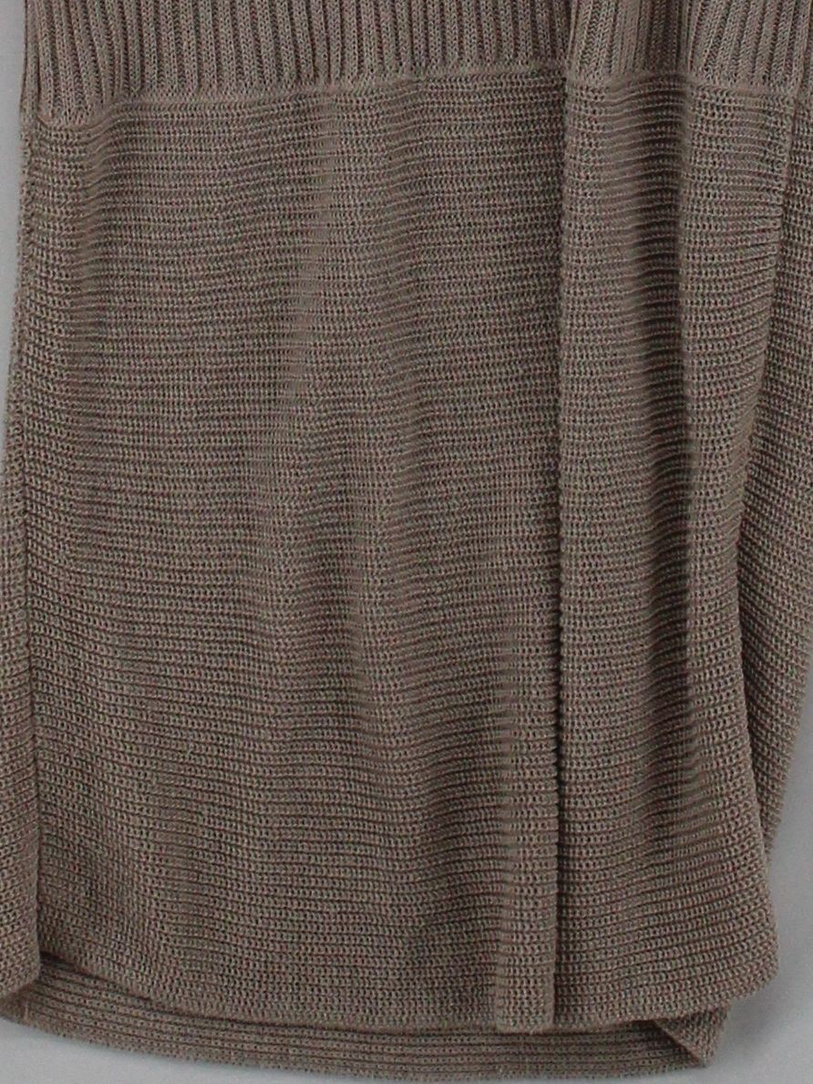 FWM (Fenn Wright Manson) Women's Top UK 12 Tan Linen with Polyester Tunic - Image 4