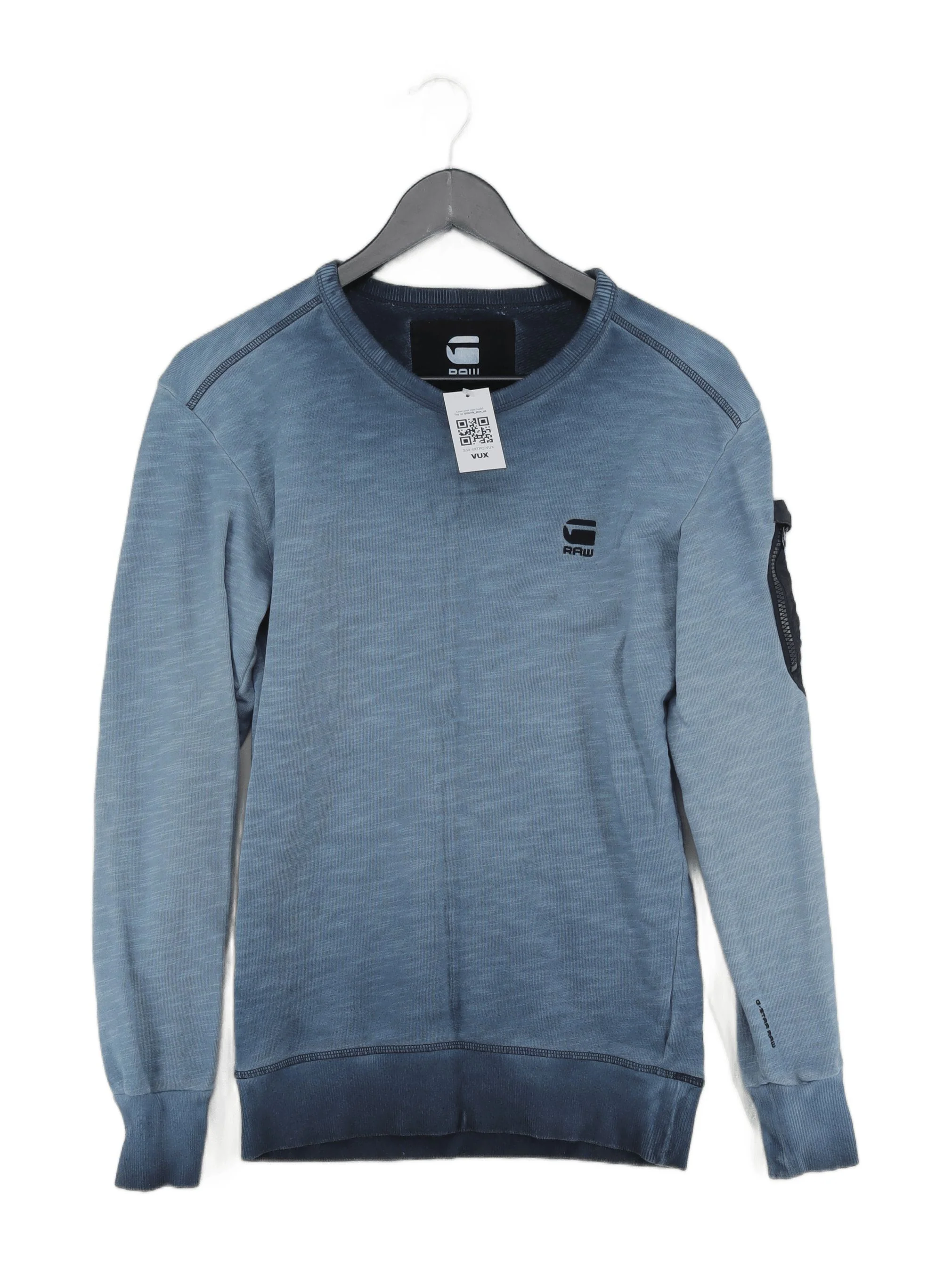G-Star Raw Men's Hoodie XXS Blue Cotton with Elastane Pullover