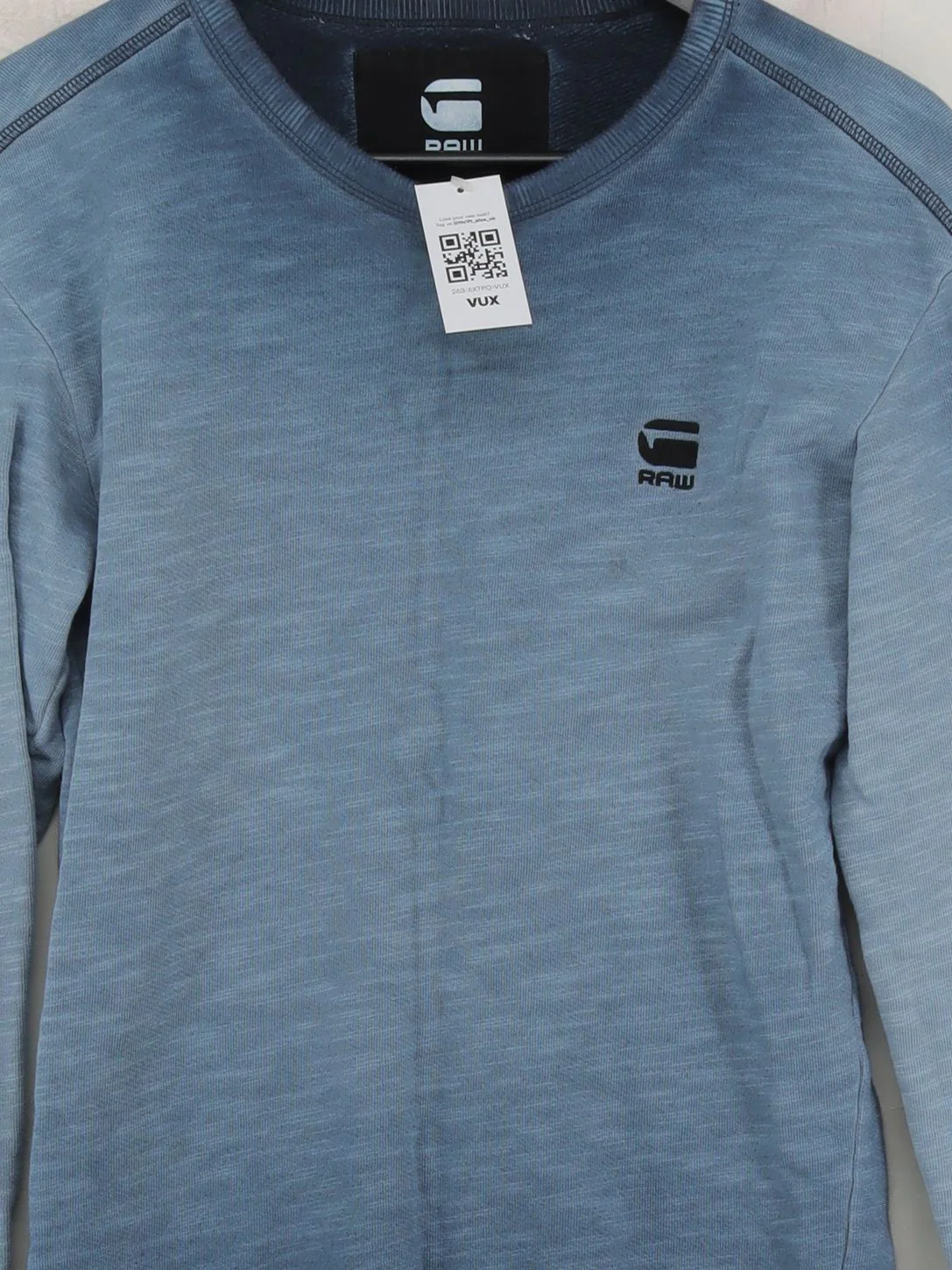 G-Star Raw Men's Hoodie XXS Blue Cotton with Elastane Pullover - Image 3