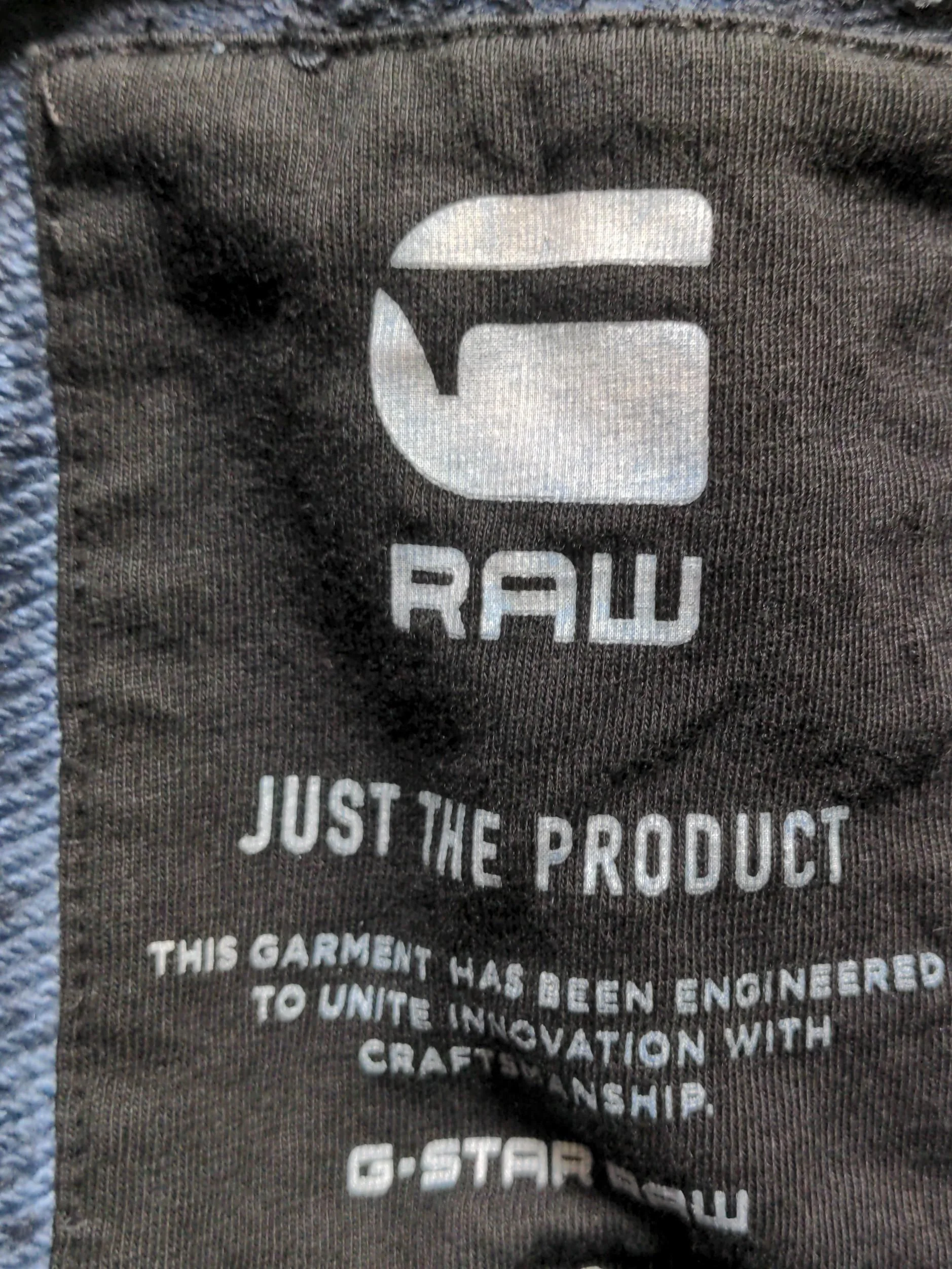 G-Star Raw Men's Hoodie XXS Blue Cotton with Elastane Pullover - Image 6