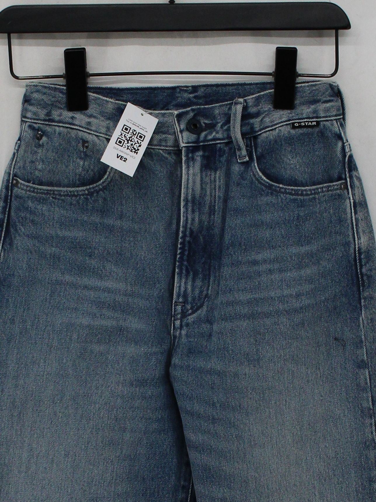 G-Star Raw Men's Jeans W 25 in Blue Cotton with Polyester Straight - Image 3