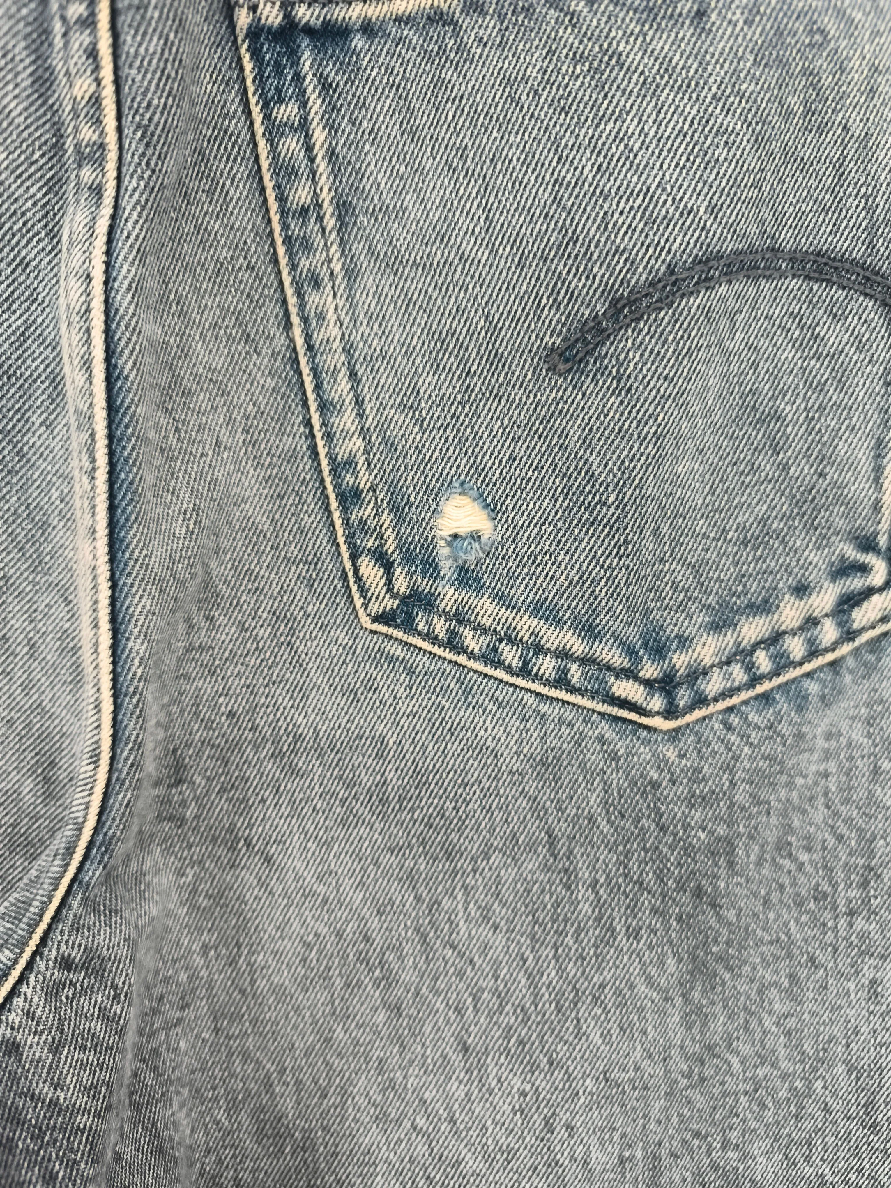 G-Star Raw Men's Jeans W 25 in Blue Cotton with Polyester Straight - Image 5