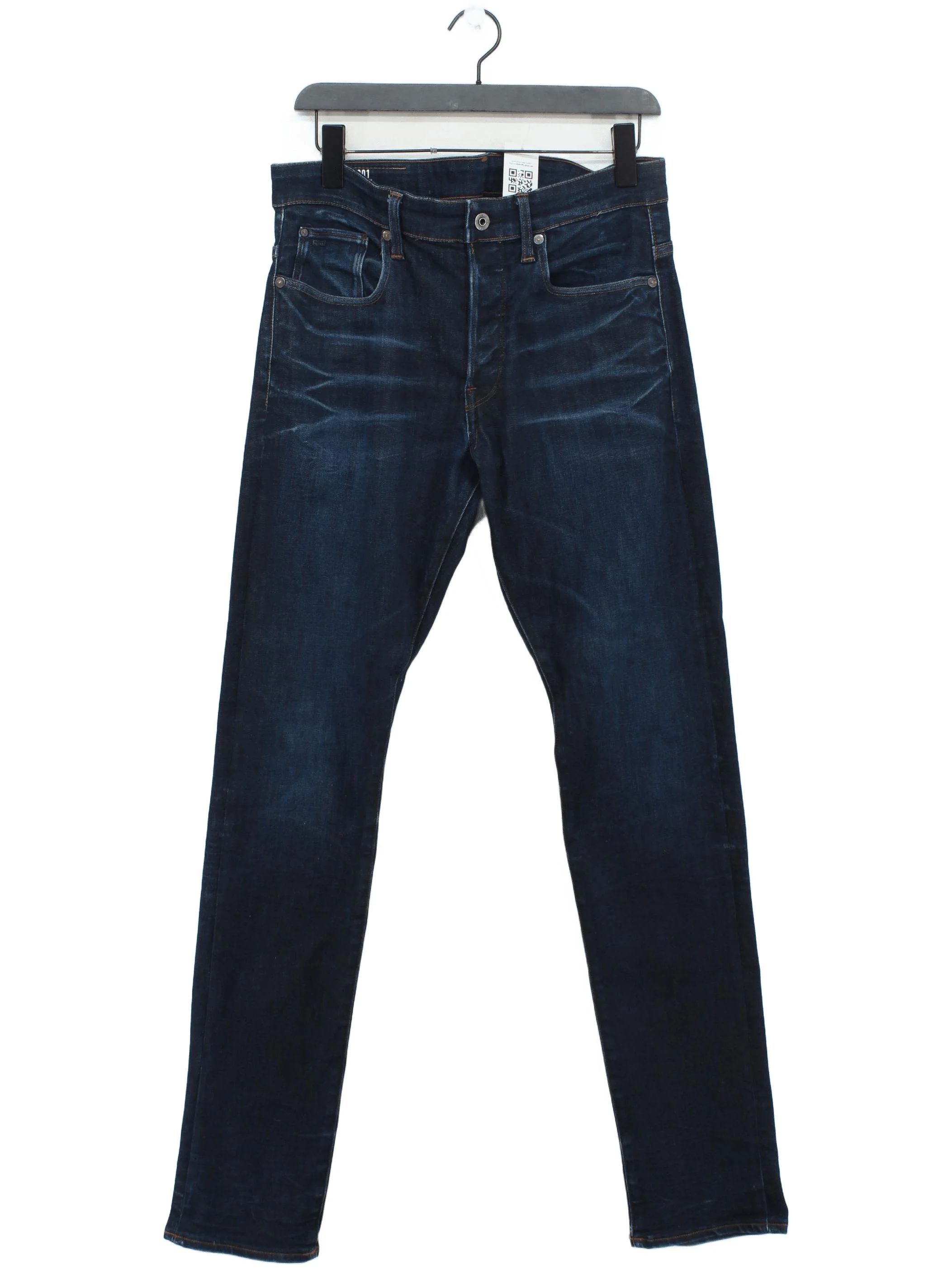 G-Star Raw Men's Jeans W 32 in Blue Cotton with Polyester, Elastane Straight